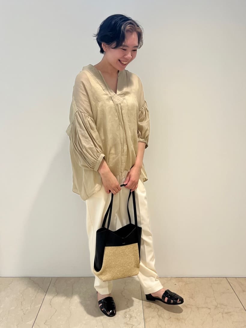 1er Arrondissementのミラノリブスクエアショートタンクを使ったコーディネートを紹介します。｜Rakuten Fashion(楽天ファッション／旧楽天ブランドアベニュー)5650152