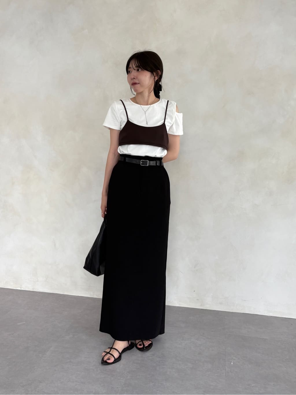 CAPRICIEUX LE'MAGE スカート 「低身長サイズあり」マキシI