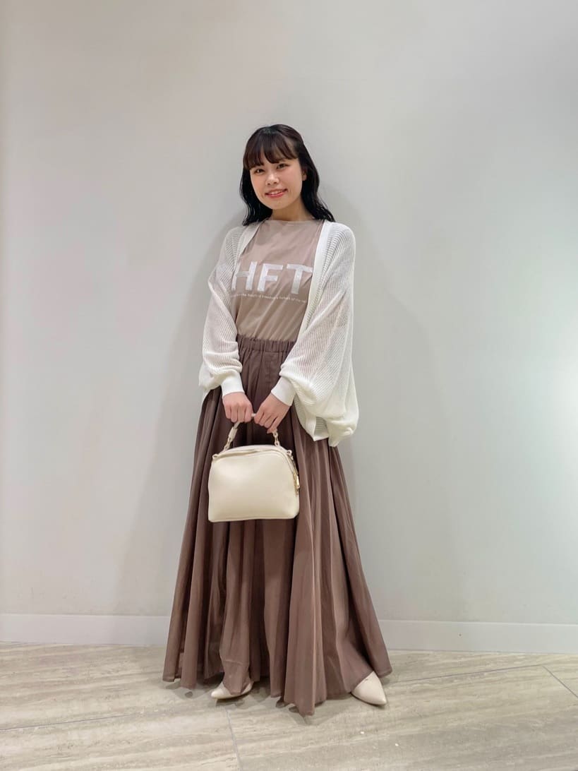 Vinのドルマンスリーブメッシュカーディガンを使ったコーディネートを紹介します。｜Rakuten Fashion(楽天ファッション／旧楽天ブランドアベニュー)5660650