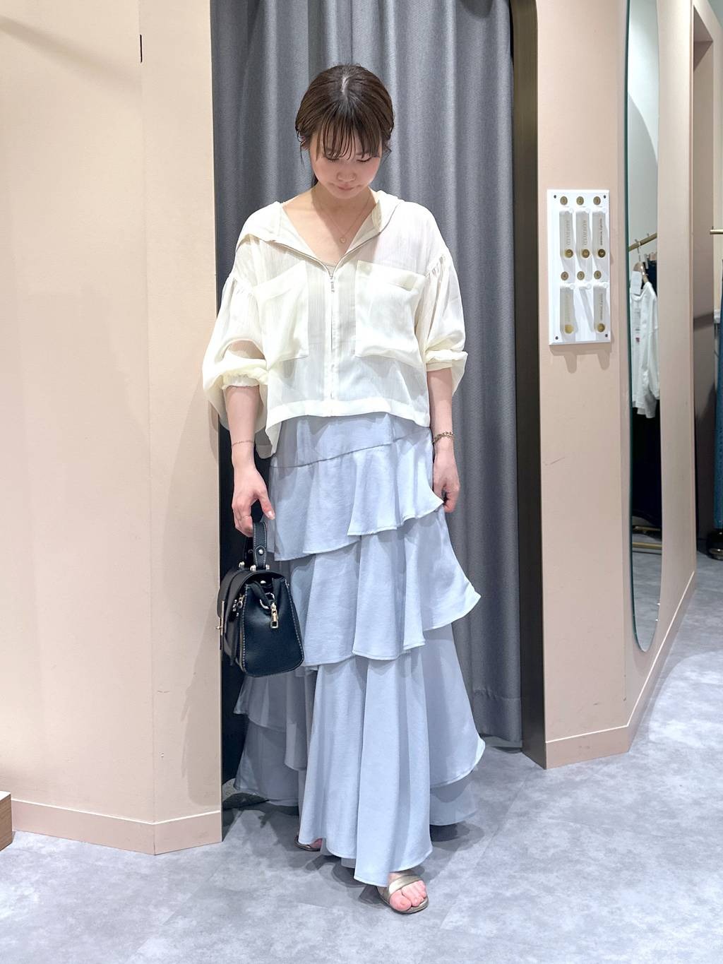 25年式/極美品★セオリー　SHEER CREPE シアー　ジップ　パーカー　P mysty woman | 【リバイバル!】楊柳シアーZIPパーカー | Rakuten