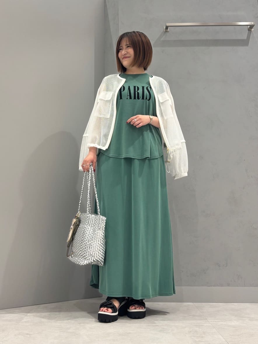 Vinのウエストギャザーナロースカートを使ったコーディネートを紹介します。｜Rakuten Fashion(楽天ファッション／旧楽天ブランドアベニュー)5667977