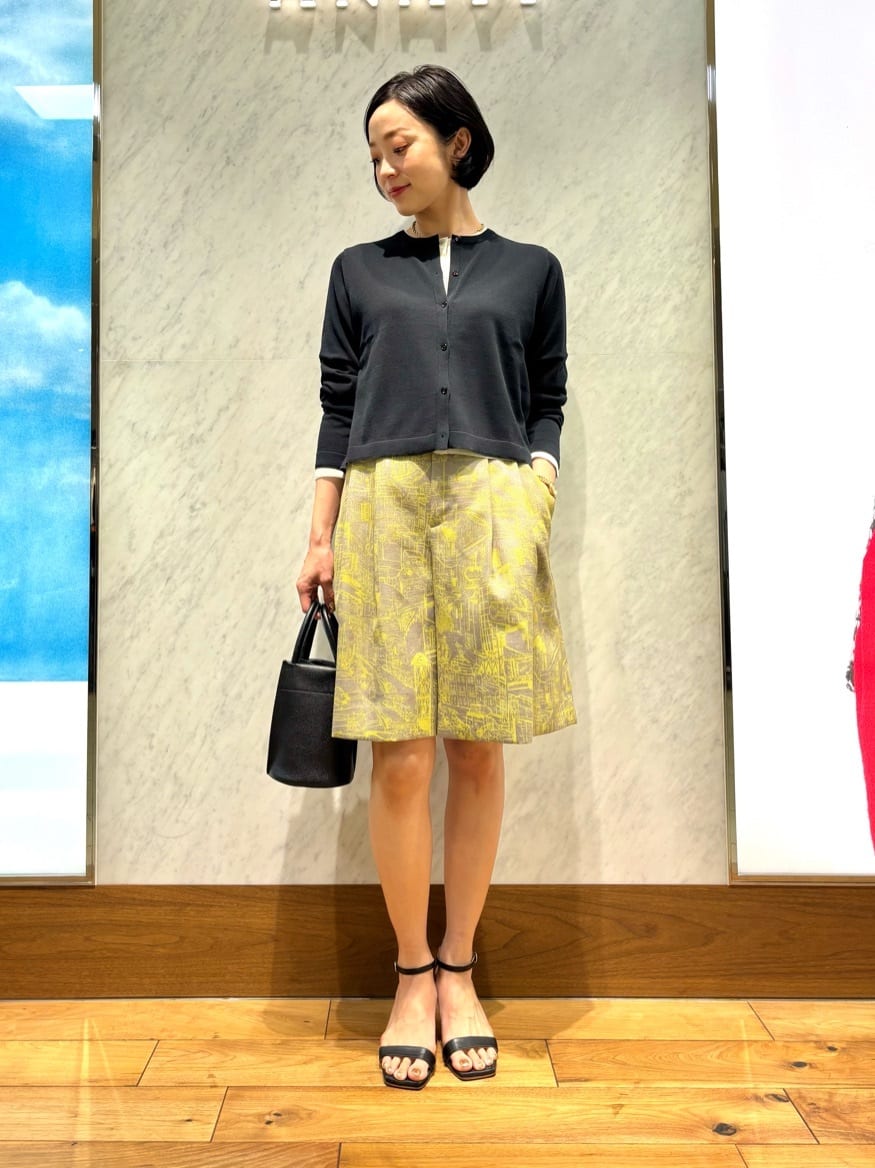ANAYI | シアーラインクルーネック カーディガン | Rakuten Fashion