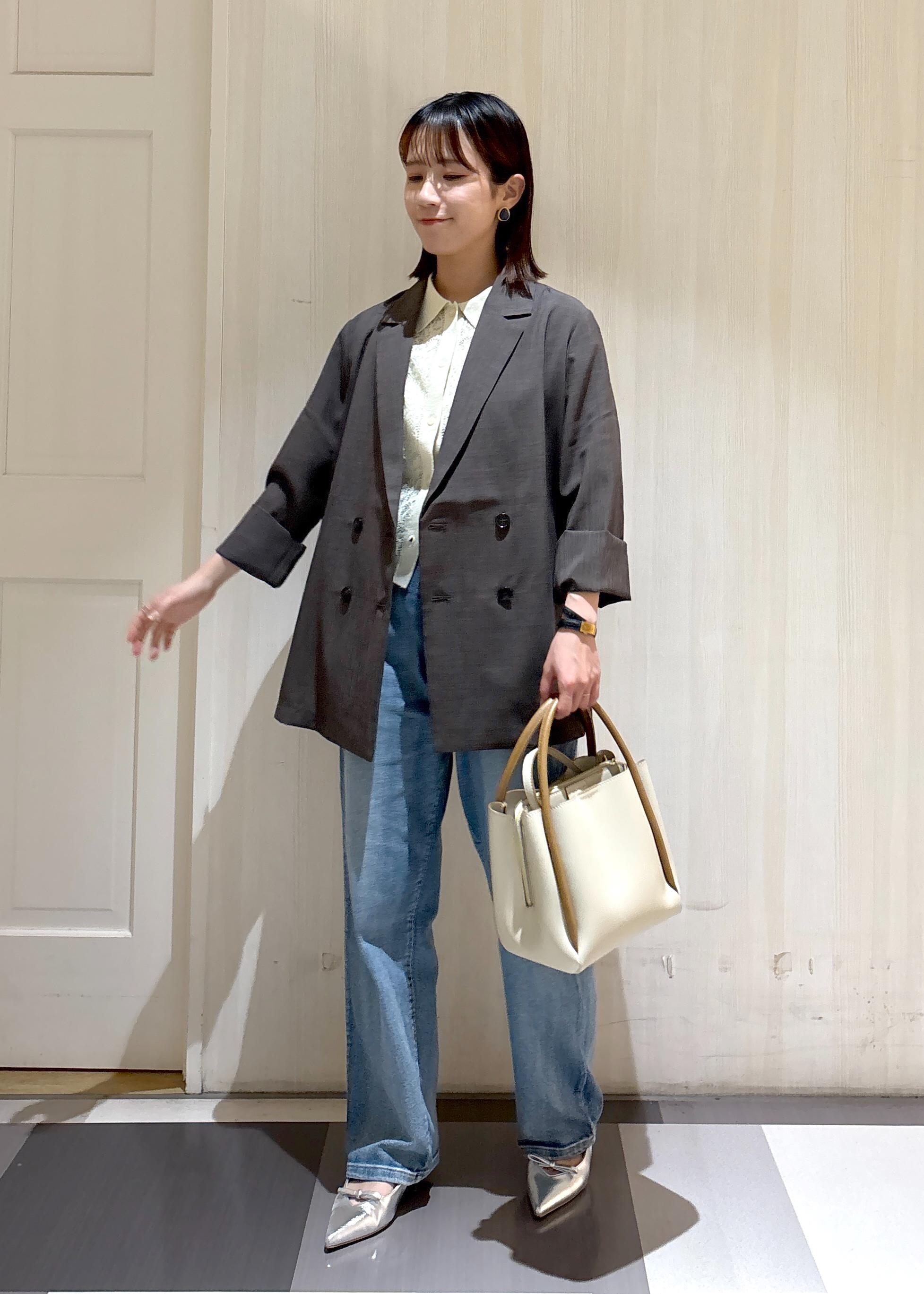 ROPE' PICNICの【接触冷感・UVカット・速乾】【リネンライク・シリーズ】シアーテーラードジャケット/セットアップ対応を使ったコーディネートを紹介します。｜Rakuten Fashion(楽天ファッション／旧楽天ブランドアベニュー)5696800