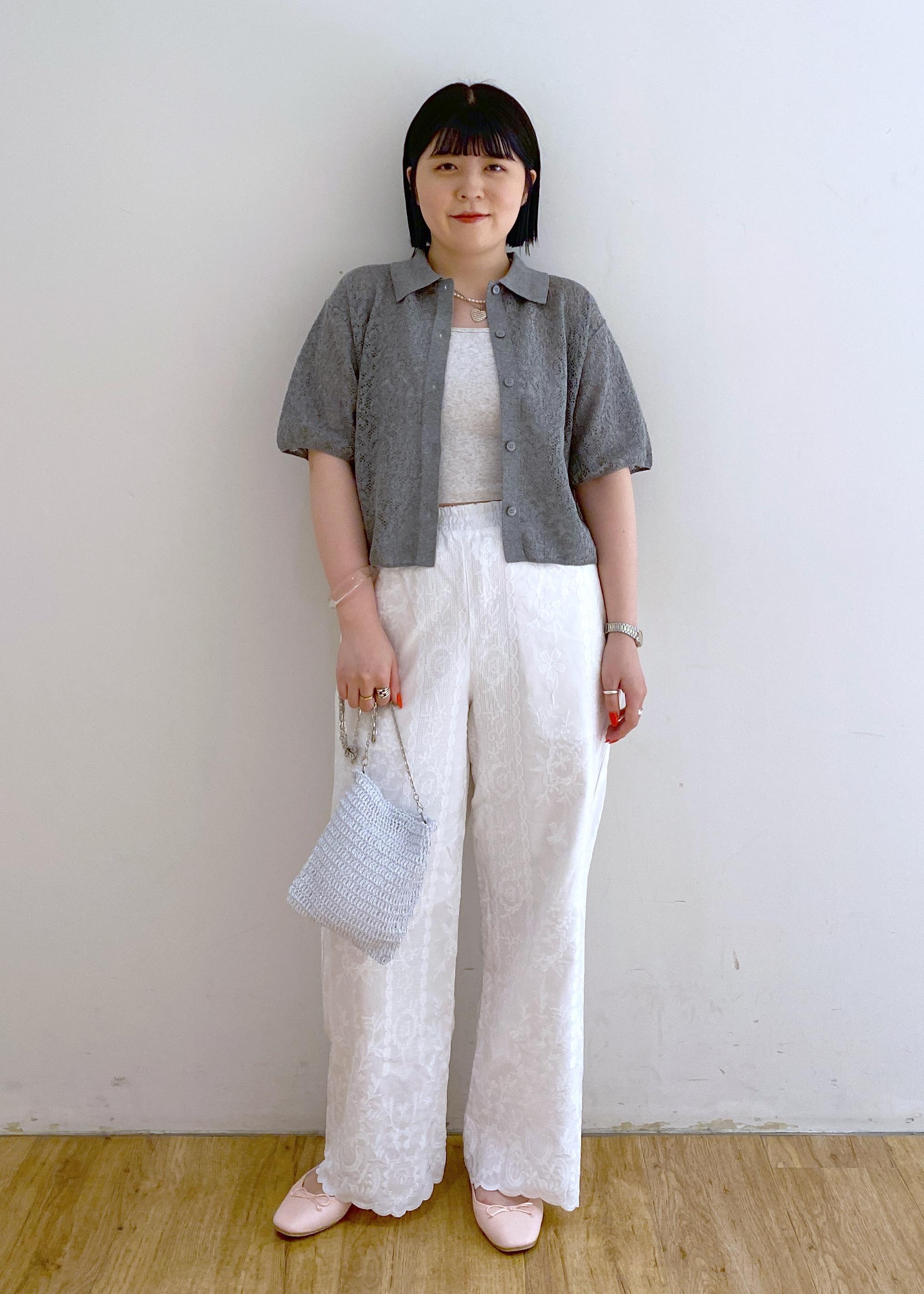 ROPE' PICNICのレース襟付きカーディガンを使ったコーディネートを紹介します。｜Rakuten Fashion(楽天ファッション／旧楽天ブランドアベニュー)5696748