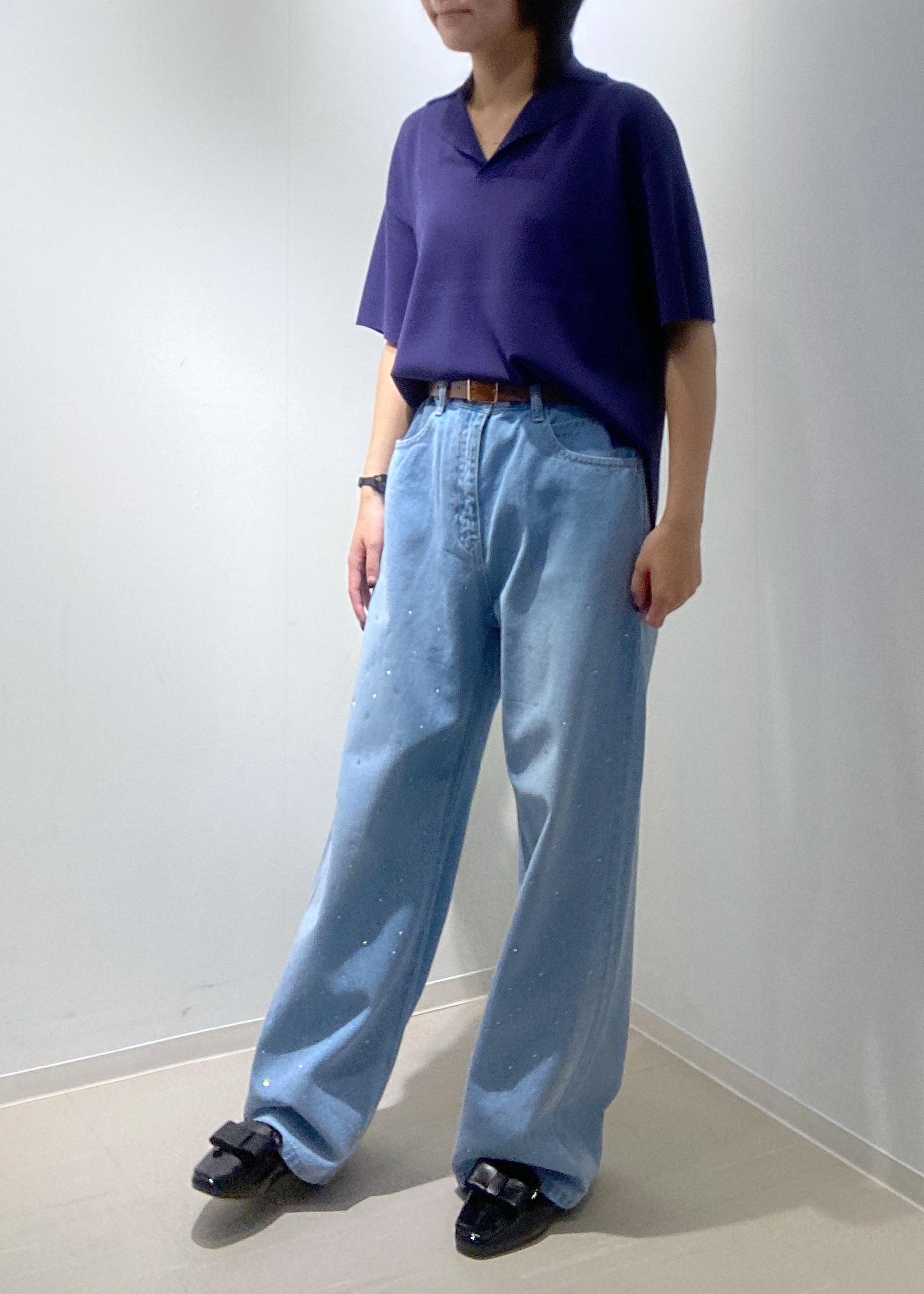 ROPE' PICNICのスキッパーサマーニットプルオーバーを使ったコーディネートを紹介します。｜Rakuten Fashion(楽天ファッション／旧楽天ブランドアベニュー)5696946