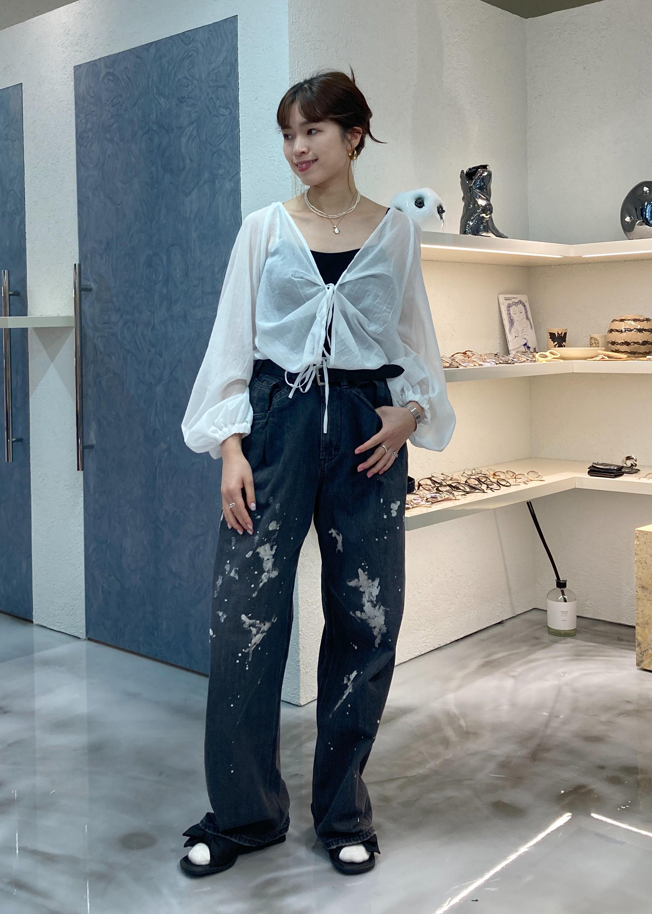 ADAM ET ROPE' | 【Lee x BELPER x M】PAINT PAINTER BUGGY PANTS