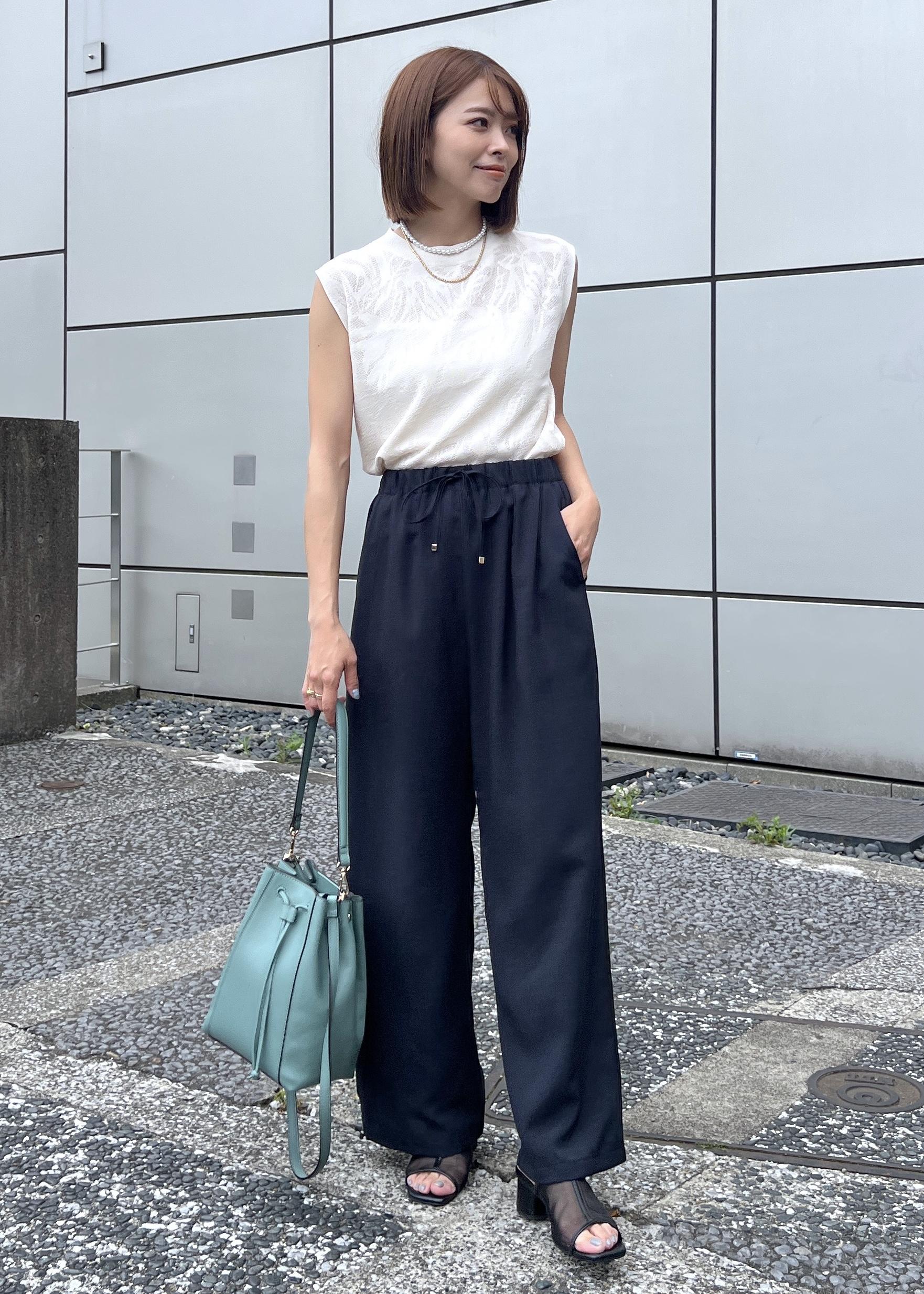 ROPE' PICNICのレーシーフレンチサマーニットを使ったコーディネートを紹介します。｜Rakuten Fashion(楽天ファッション／旧楽天ブランドアベニュー)5697598