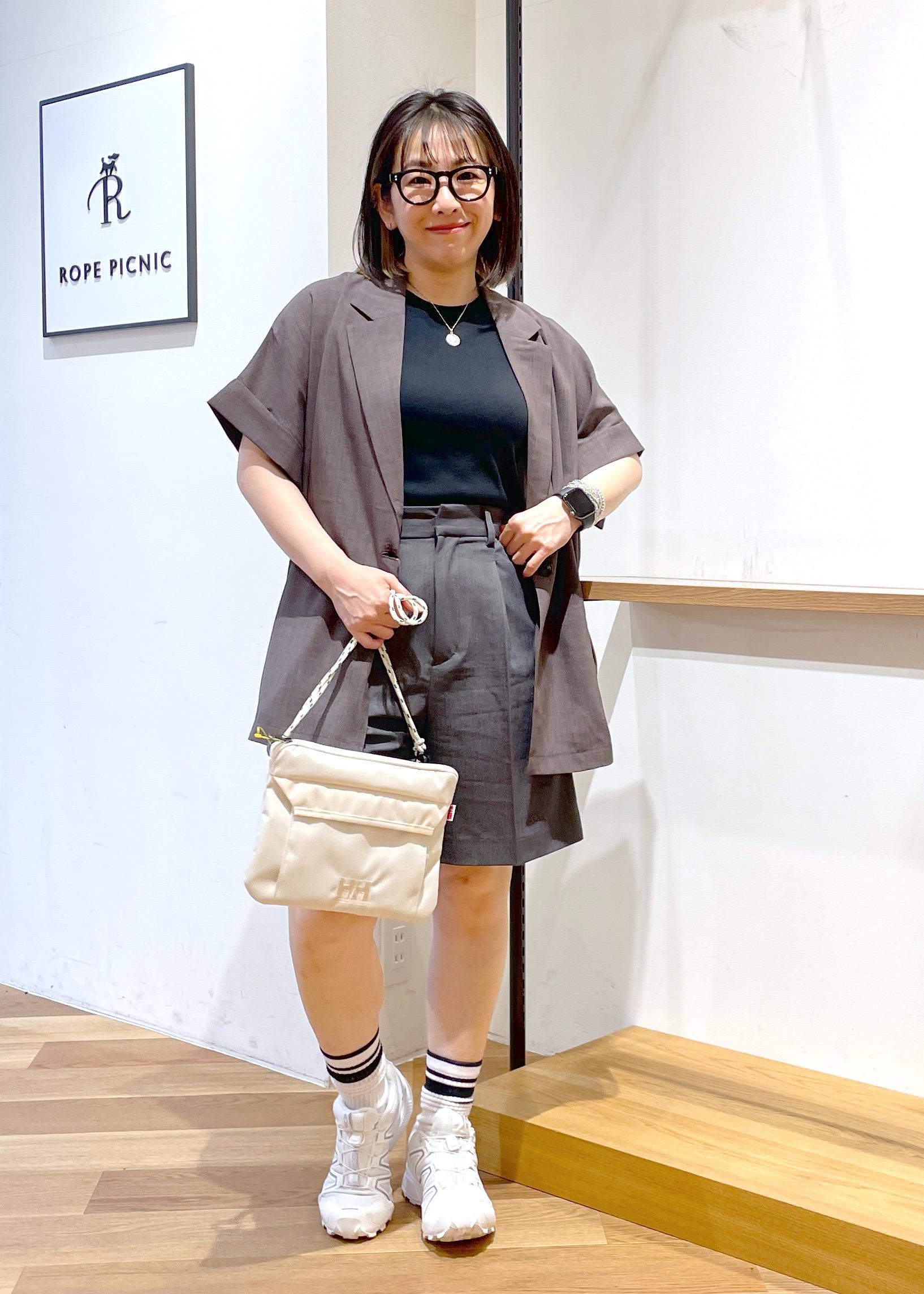 ROPE' PICNICの【接触冷感・UVカット・速乾】【リネンライク・シリーズ】シアーハーフスリーブジャケット/セットアップを使ったコーディネートを紹介します。｜Rakuten Fashion(楽天ファッション／旧楽天ブランドアベニュー)5697608