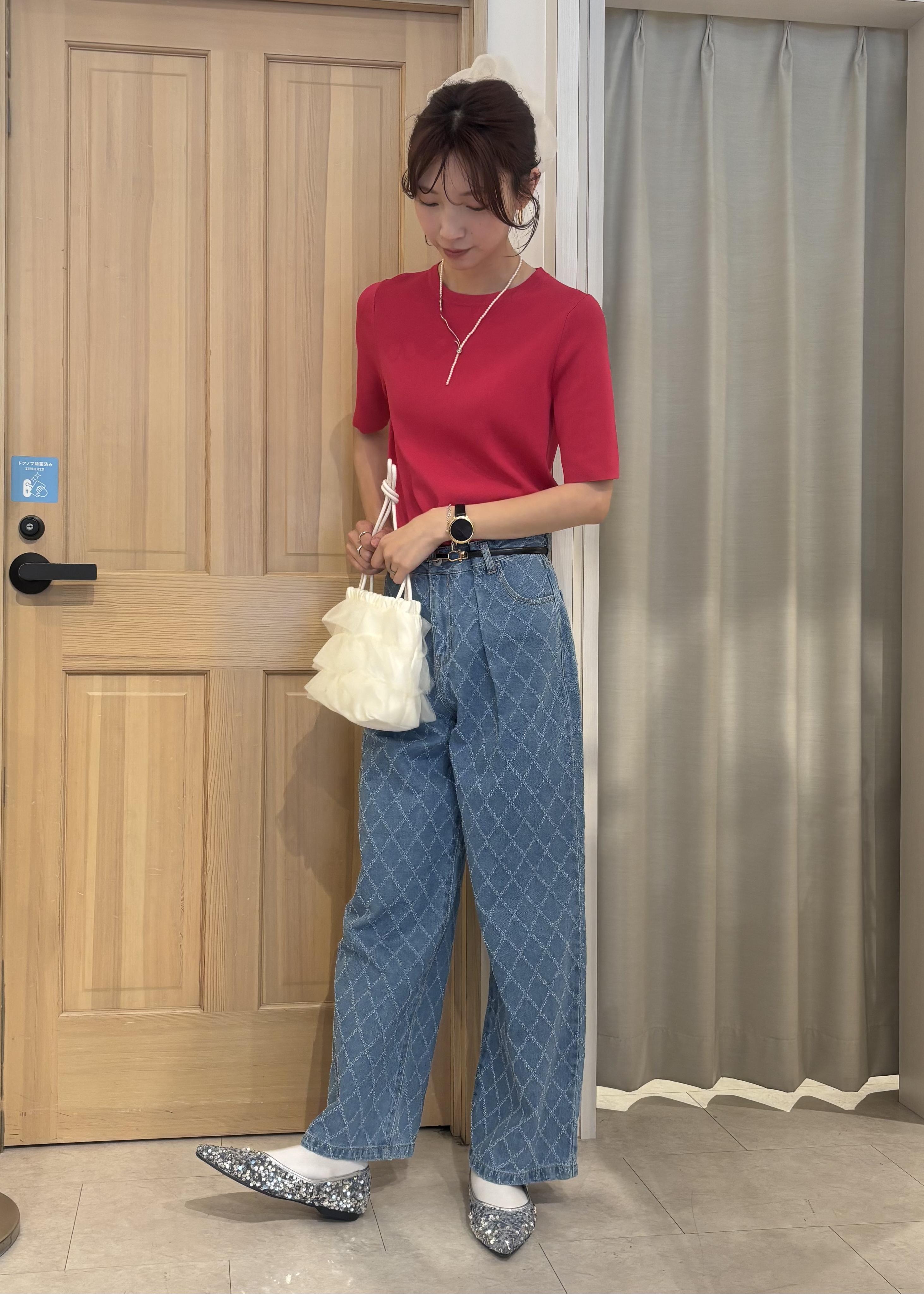 ROPE' PICNICの【UVカット・接触冷感・イージーケア】八方映えニット ハーフスリーブサマーニット/新色追加を使ったコーディネートを紹介します。｜Rakuten Fashion(楽天ファッション／旧楽天ブランドアベニュー)5697624