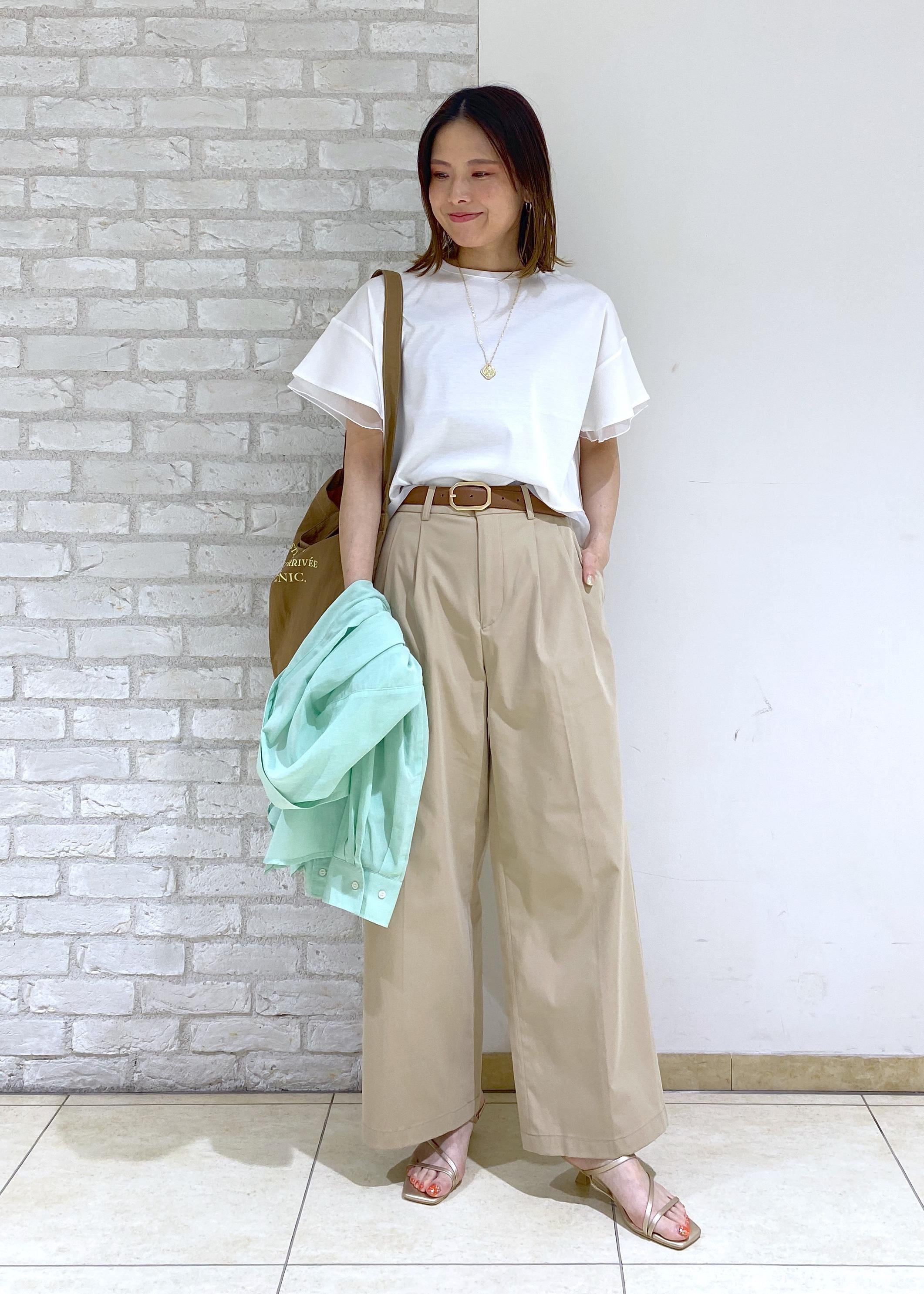 ROPE' PICNICの【UVカット・接触冷感】着丈が選べる70シルケットシアードッキングトップスを使ったコーディネートを紹介します。｜Rakuten Fashion(楽天ファッション／旧楽天ブランドアベニュー)5718204