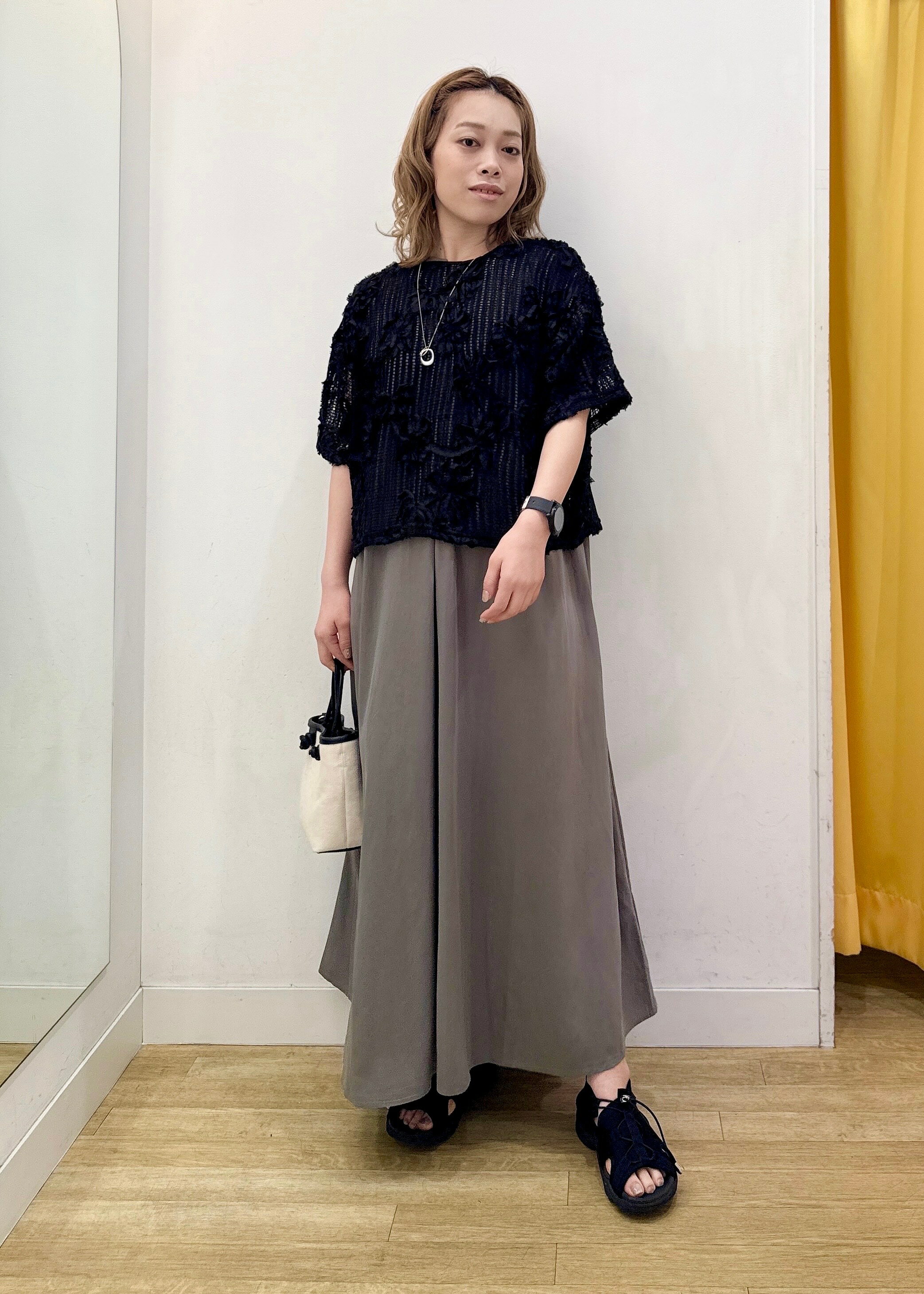 ROPE' PICNICのメッシュコード刺繍プルオーバーを使ったコーディネートを紹介します。｜Rakuten Fashion(楽天ファッション／旧楽天ブランドアベニュー)5718212