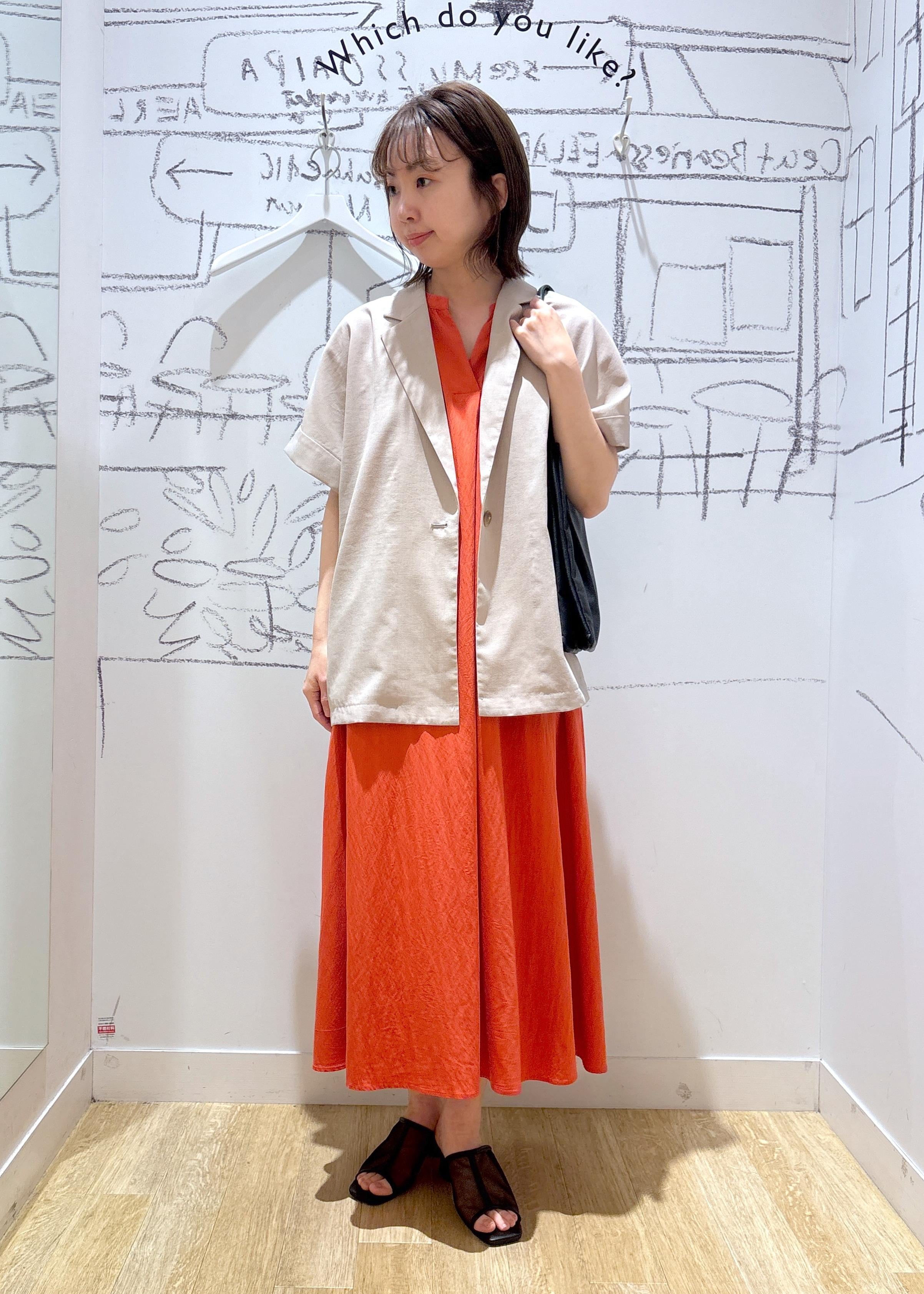 ROPE' PICNICのリラックススキッパーロングワンピースを使ったコーディネートを紹介します。｜Rakuten Fashion(楽天ファッション／旧楽天ブランドアベニュー)5718334