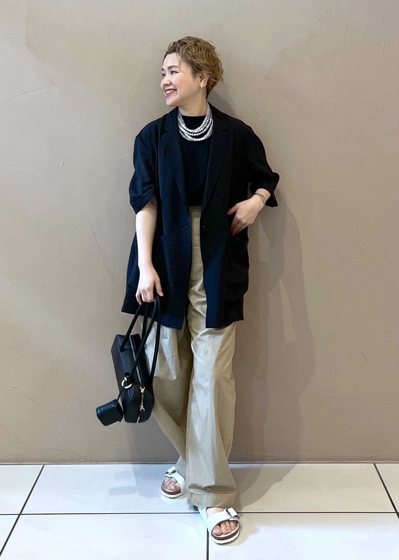 SALON adam et rope' | 【WEB限定】シアーハーフスリーブジャケット