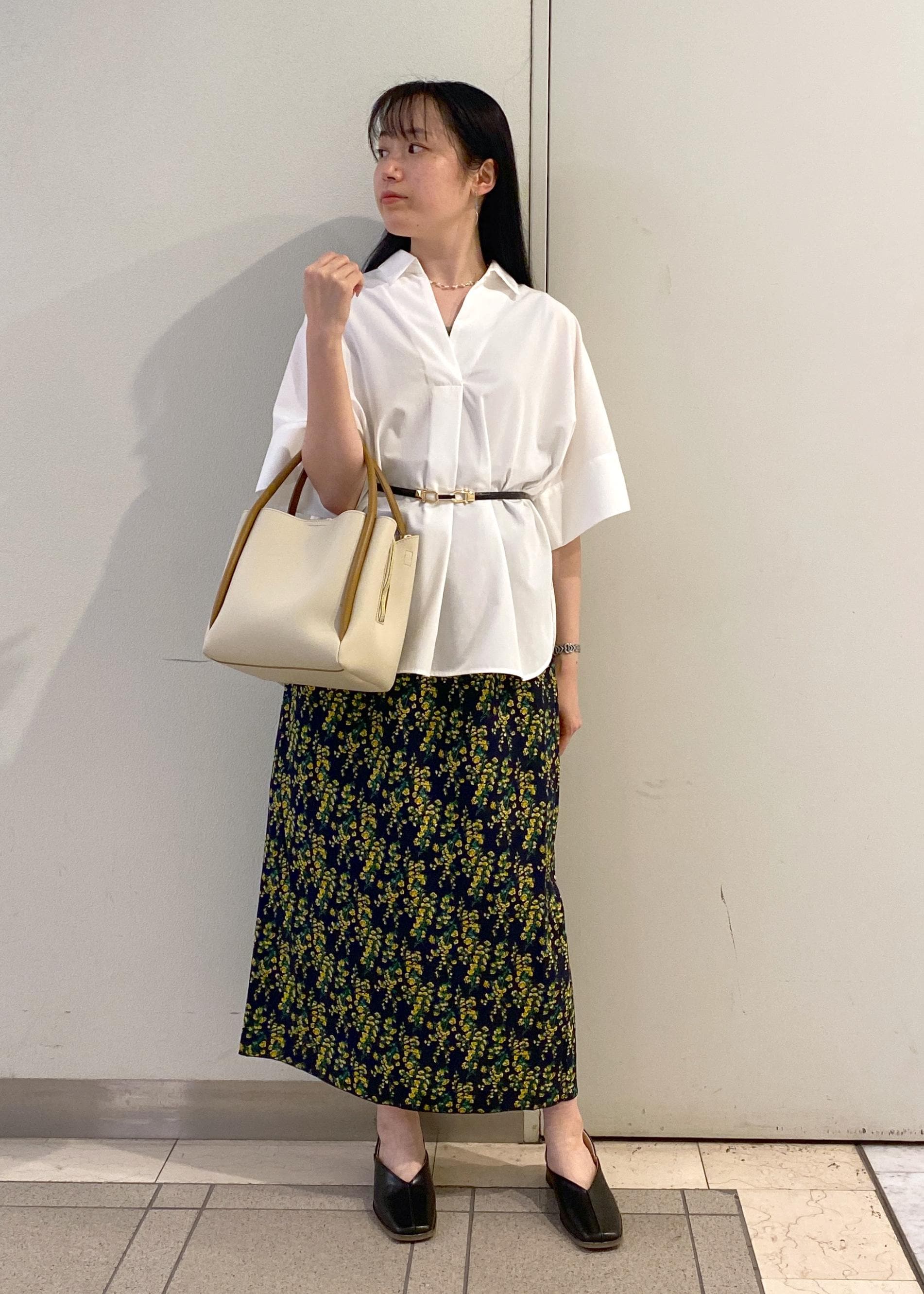ROPE' PICNICの【UVカット・接触冷感・イージーケア】スキッパーシャツブラウスを使ったコーディネートを紹介します。｜Rakuten Fashion(楽天ファッション／旧楽天ブランドアベニュー)5736941