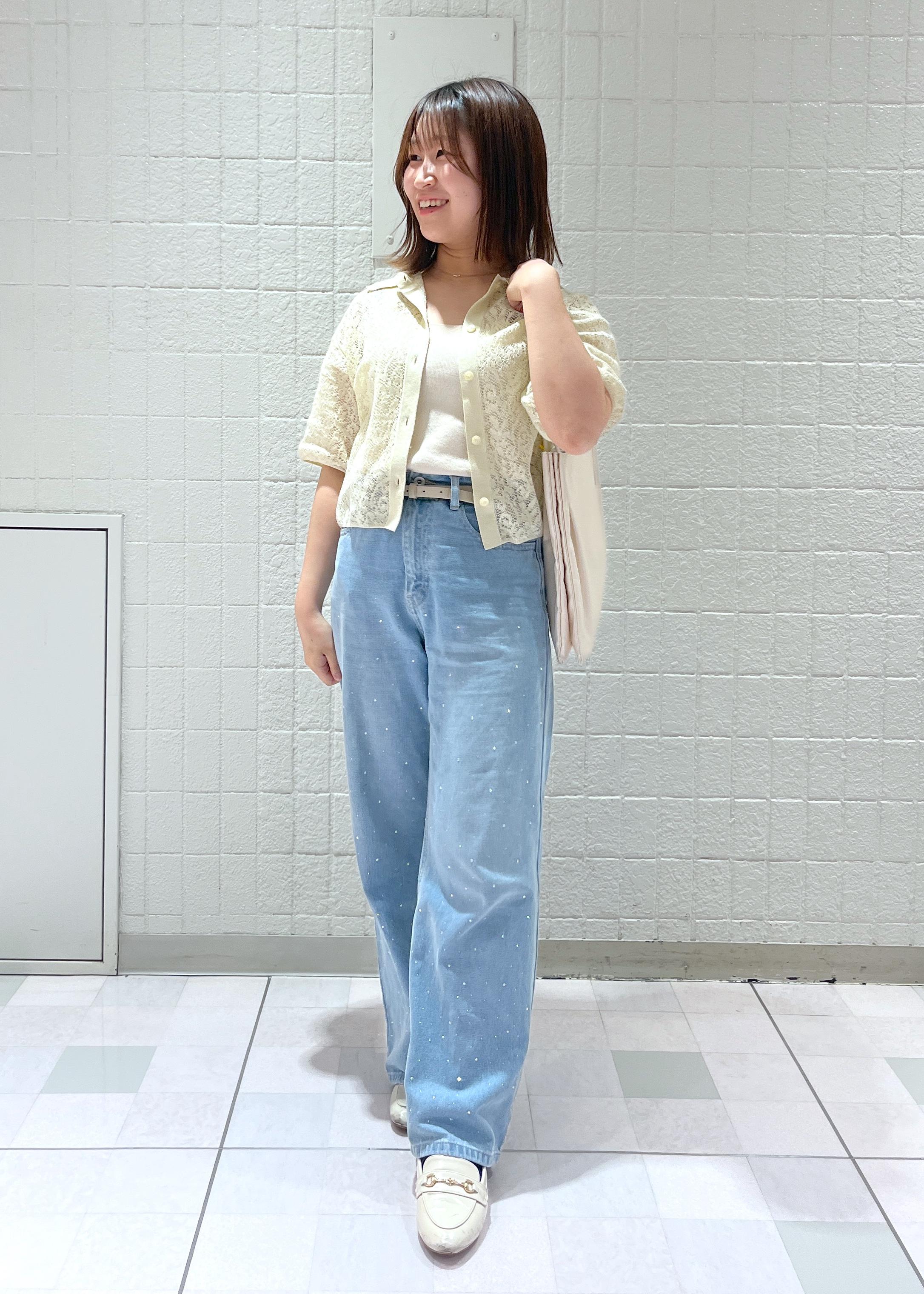 ROPE' PICNICのレース襟付きカーディガンを使ったコーディネートを紹介します。｜Rakuten Fashion(楽天ファッション／旧楽天ブランドアベニュー)5736994