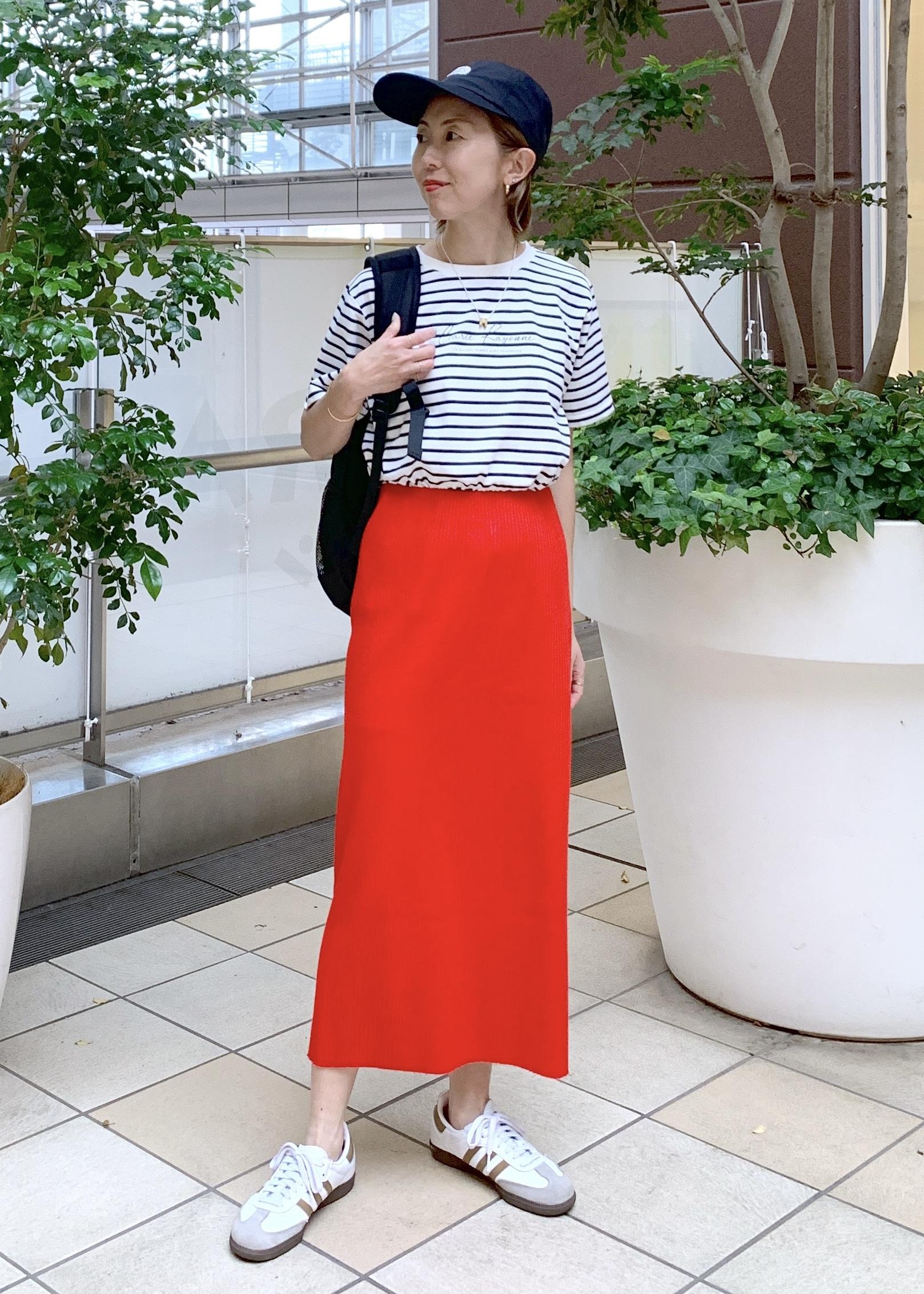 ROPE' PICNICの【UVカット・汗染み加工・接触冷感】手描き風ロゴプリントTシャツを使ったコーディネートを紹介します。｜Rakuten Fashion(楽天ファッション／旧楽天ブランドアベニュー)5736767