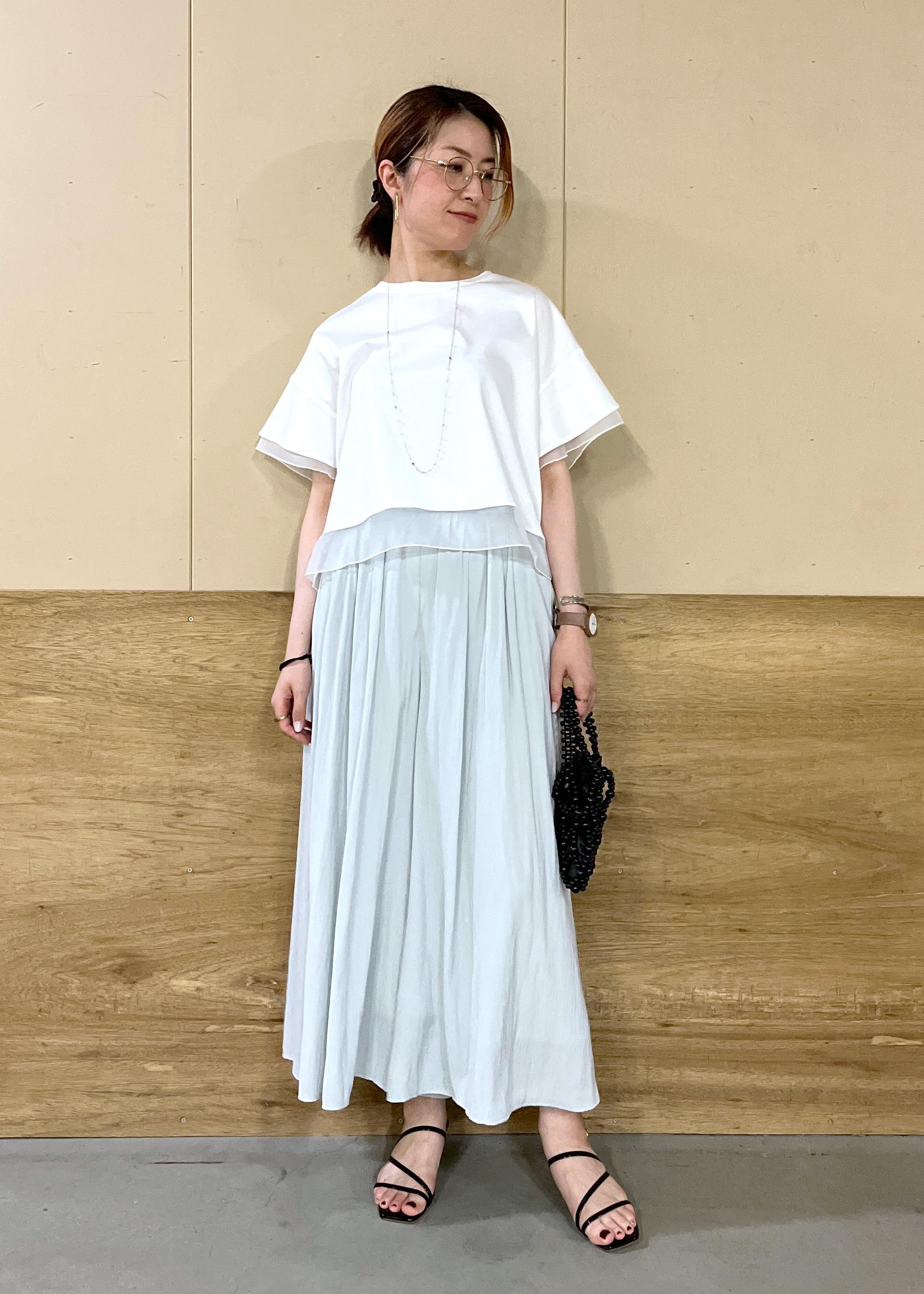 ROPE' PICNICの【UVカット・接触冷感】着丈が選べる70シルケットシアードッキングトップスを使ったコーディネートを紹介します。｜Rakuten Fashion(楽天ファッション／旧楽天ブランドアベニュー)5860899