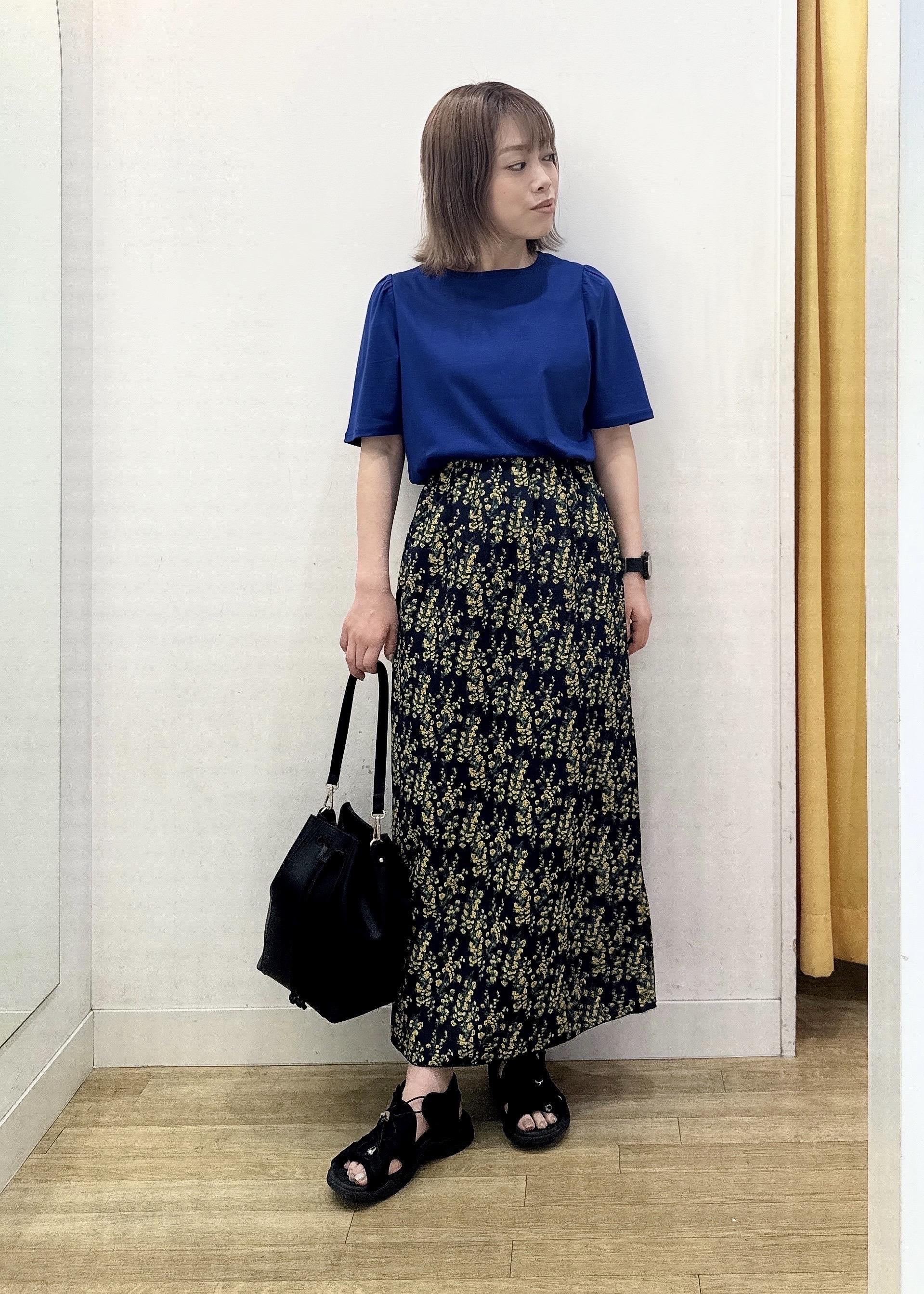 ROPE' PICNICの【UVカット・接触冷感】70シルケットパフスリーブトップスを使ったコーディネートを紹介します。｜Rakuten Fashion(楽天ファッション／旧楽天ブランドアベニュー)5860971