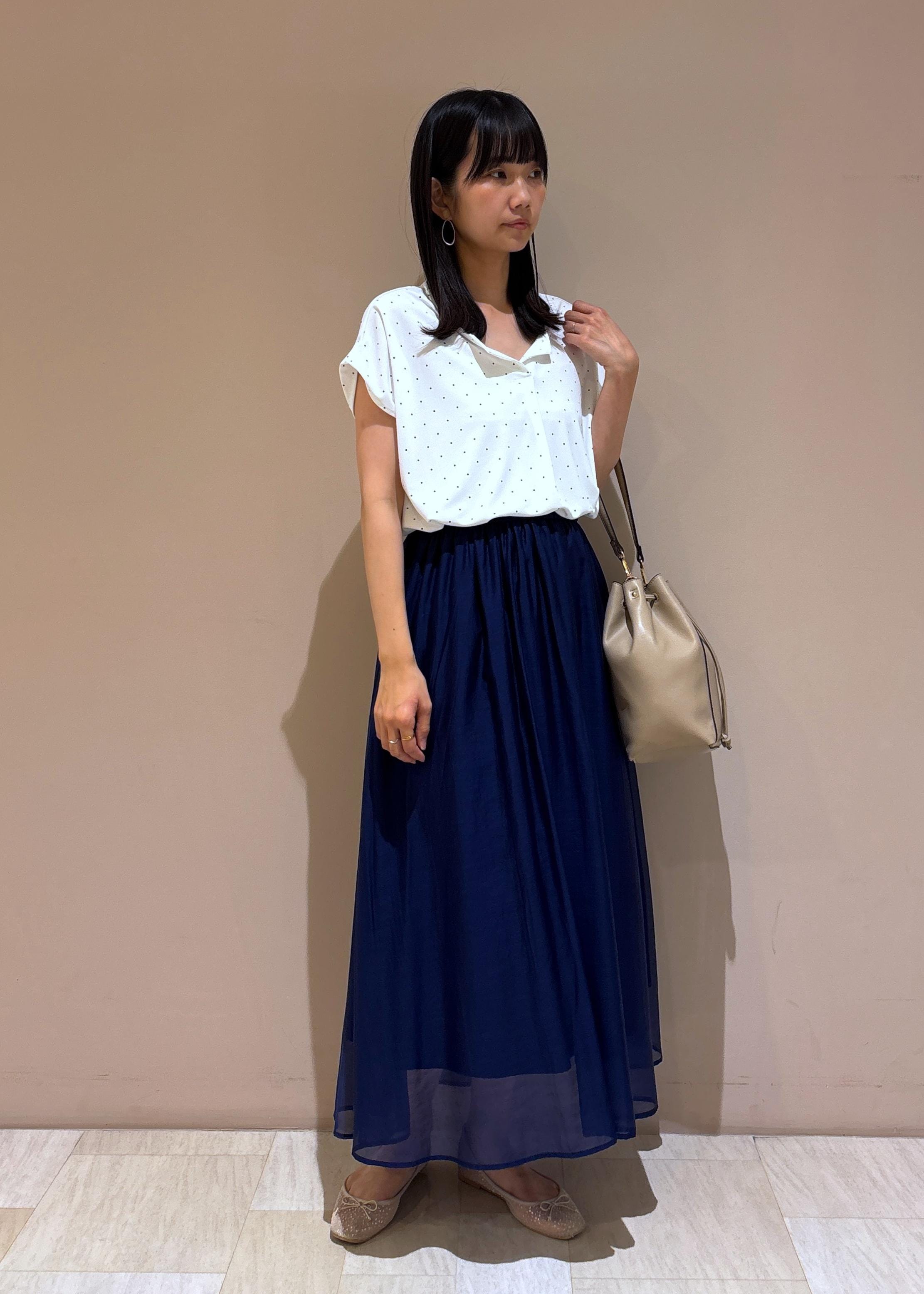 ROPE' PICNICの【接触冷感・UVカット・吸水速乾】カットジョーゼットスキッパートップスを使ったコーディネートを紹介します。｜Rakuten Fashion(楽天ファッション／旧楽天ブランドアベニュー)5860965