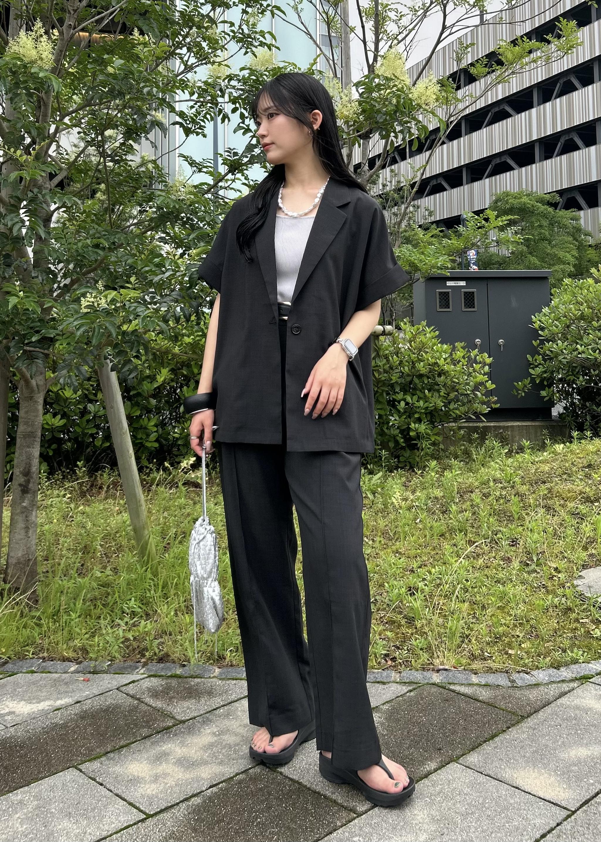 ROPE' PICNICの【接触冷感・UVカット・速乾】【リネンライク・シリーズ】シアーハーフスリーブジャケット/セットアップを使ったコーディネートを紹介します。｜Rakuten Fashion(楽天ファッション／旧楽天ブランドアベニュー)5861019