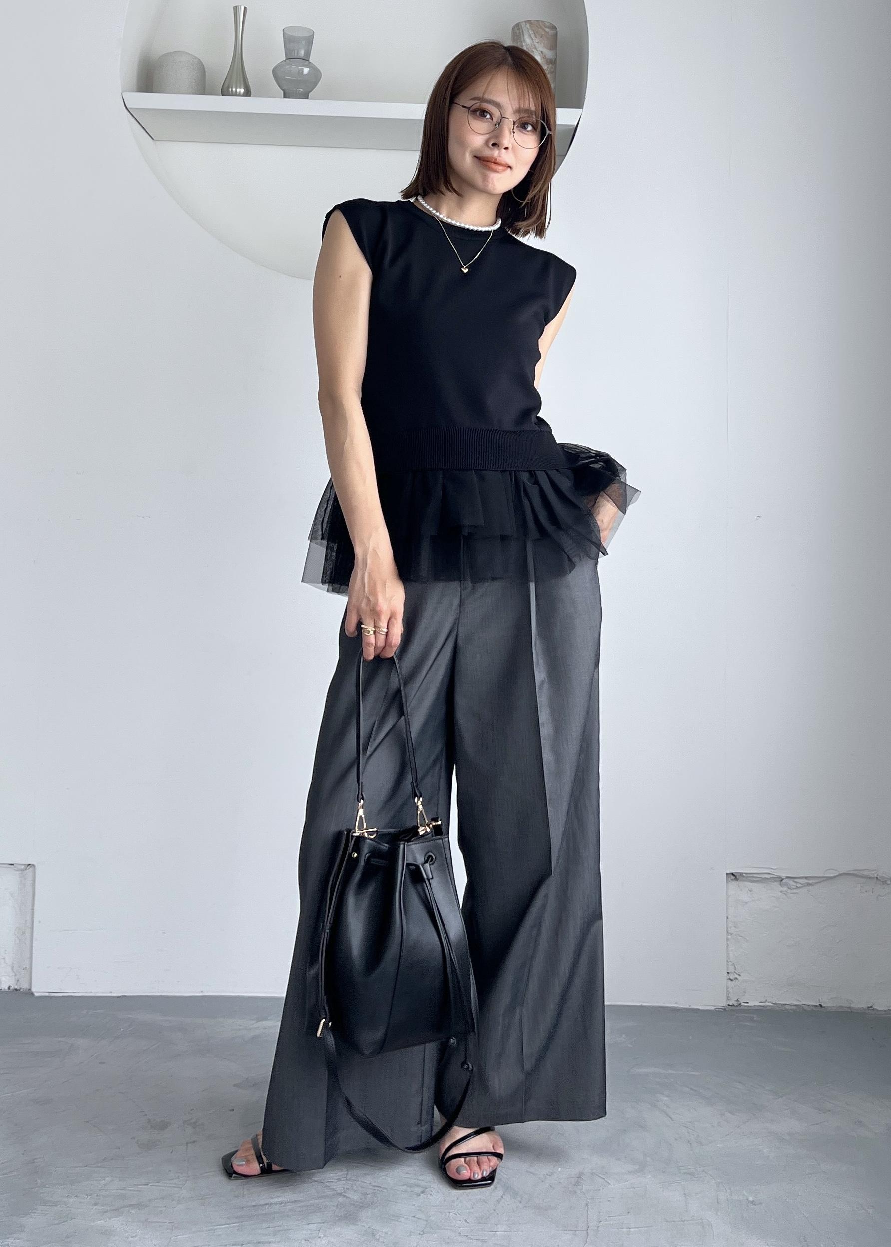 ROPE' PICNICのチュールドッキングプルオーバーを使ったコーディネートを紹介します。｜Rakuten Fashion(楽天ファッション／旧楽天ブランドアベニュー)5861389