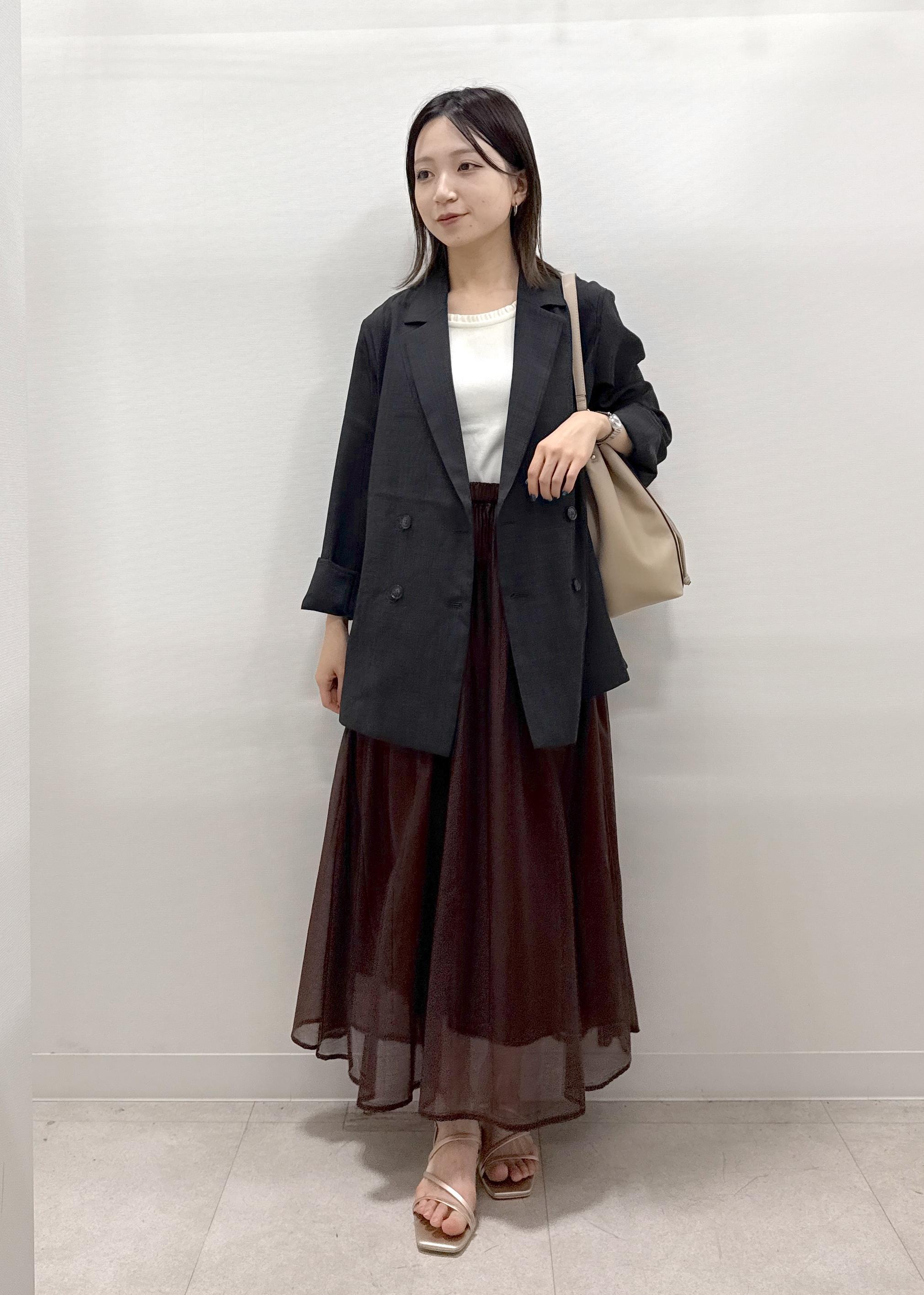 ROPE' PICNICの襟フリルタンクトップを使ったコーディネートを紹介します。｜Rakuten Fashion(楽天ファッション／旧楽天ブランドアベニュー)5861367