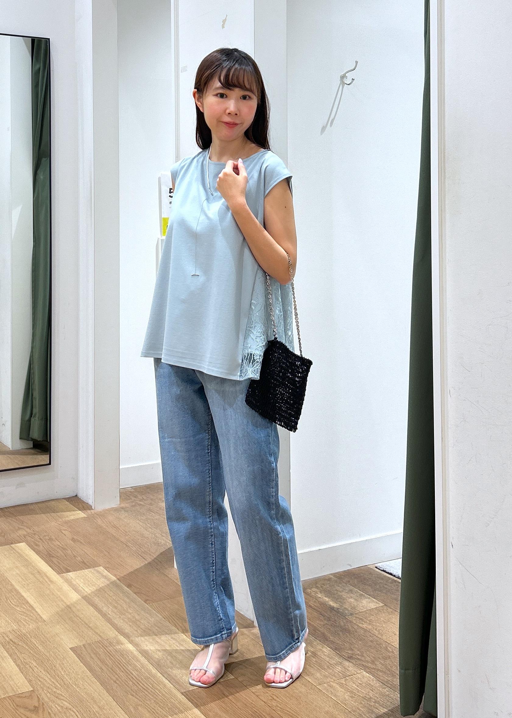 ROPE' PICNICの【UVカット・接触冷感】レースドッキングカットトップスを使ったコーディネートを紹介します。｜Rakuten Fashion(楽天ファッション／旧楽天ブランドアベニュー)5861419
