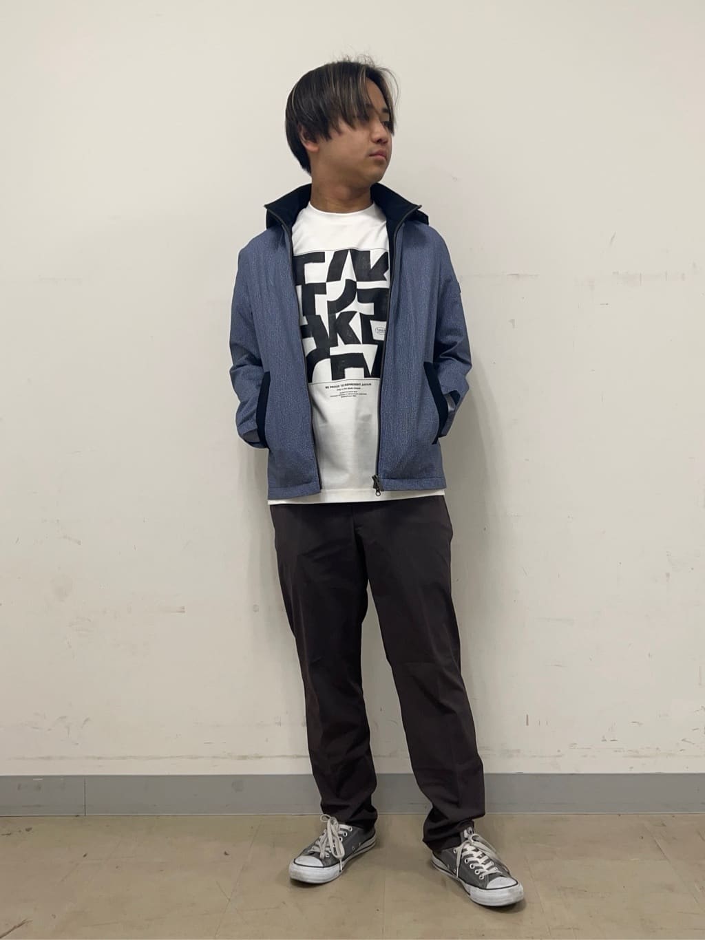 TAKEO KIKUCHIの【軽羽織】2WAY アクティブ ライトブルゾンを使ったコーディネートを紹介します。｜Rakuten Fashion(楽天ファッション／旧楽天ブランドアベニュー)5681385