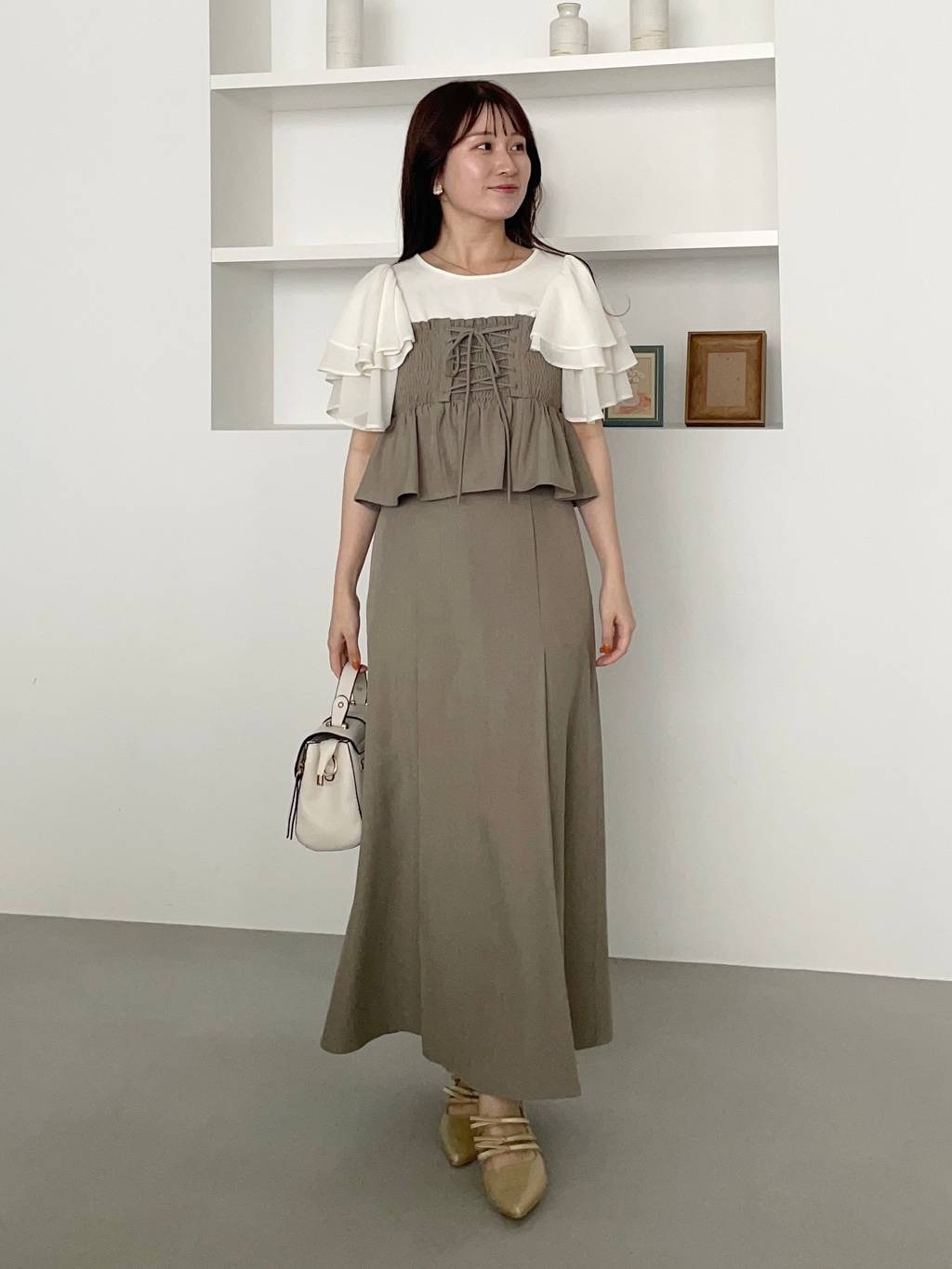 mysty womanのレースアップコルセットsetスカートを使ったコーディネートを紹介します。｜Rakuten Fashion(楽天ファッション／旧楽天ブランドアベニュー)5685569
