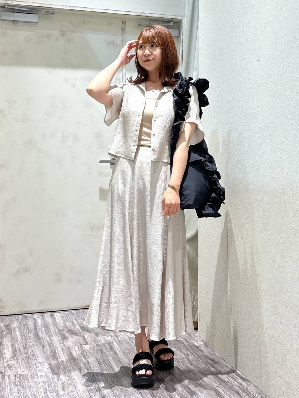 mysty womanのモールドカップ付きインナーキャミソール2を使ったコーディネートを紹介します。｜Rakuten Fashion(楽天ファッション／旧楽天ブランドアベニュー)5685571