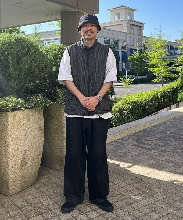 BEAMS HEARTの裏メッシュ ナイロン ベストを使ったコーディネートを紹介します。｜Rakuten Fashion(楽天ファッション／旧楽天ブランドアベニュー)5688942