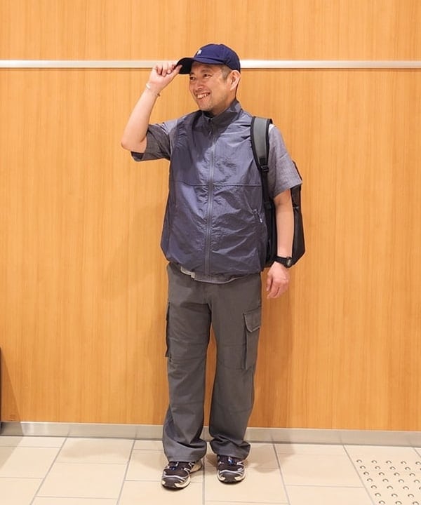 BEAMS HEARTの撥水 ナイロンリップストップ ベストを使ったコーディネートを紹介します。｜Rakuten Fashion(楽天ファッション／旧楽天ブランドアベニュー)5688780