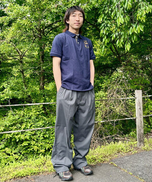 BEAMS HEARTのエンブレム ポロシャツを使ったコーディネートを紹介します。｜Rakuten Fashion(楽天ファッション／旧楽天ブランドアベニュー)5688990