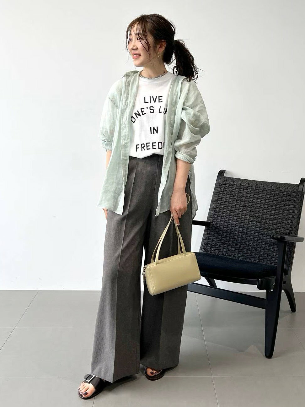 BABYLONE | ラミーシアーオーバーシャツ | Rakuten Fashion(楽天
