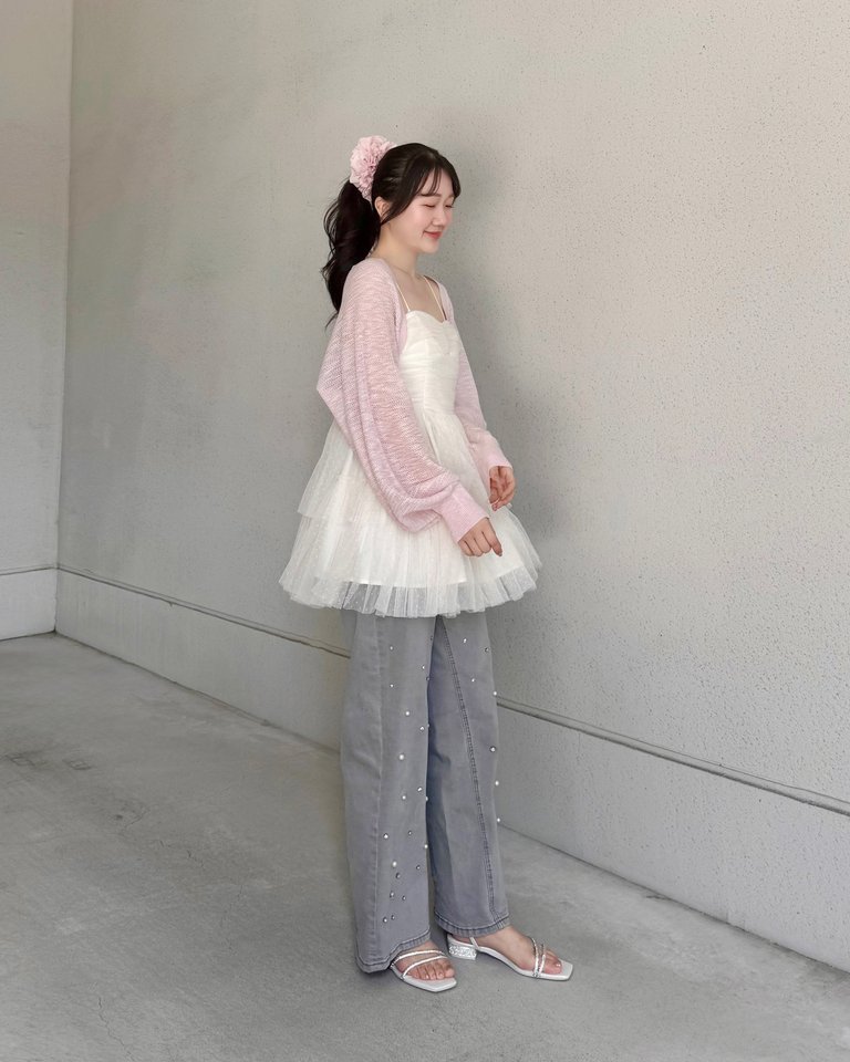 RANDA | ビジューストラップサンダル | Rakuten Fashion(楽天