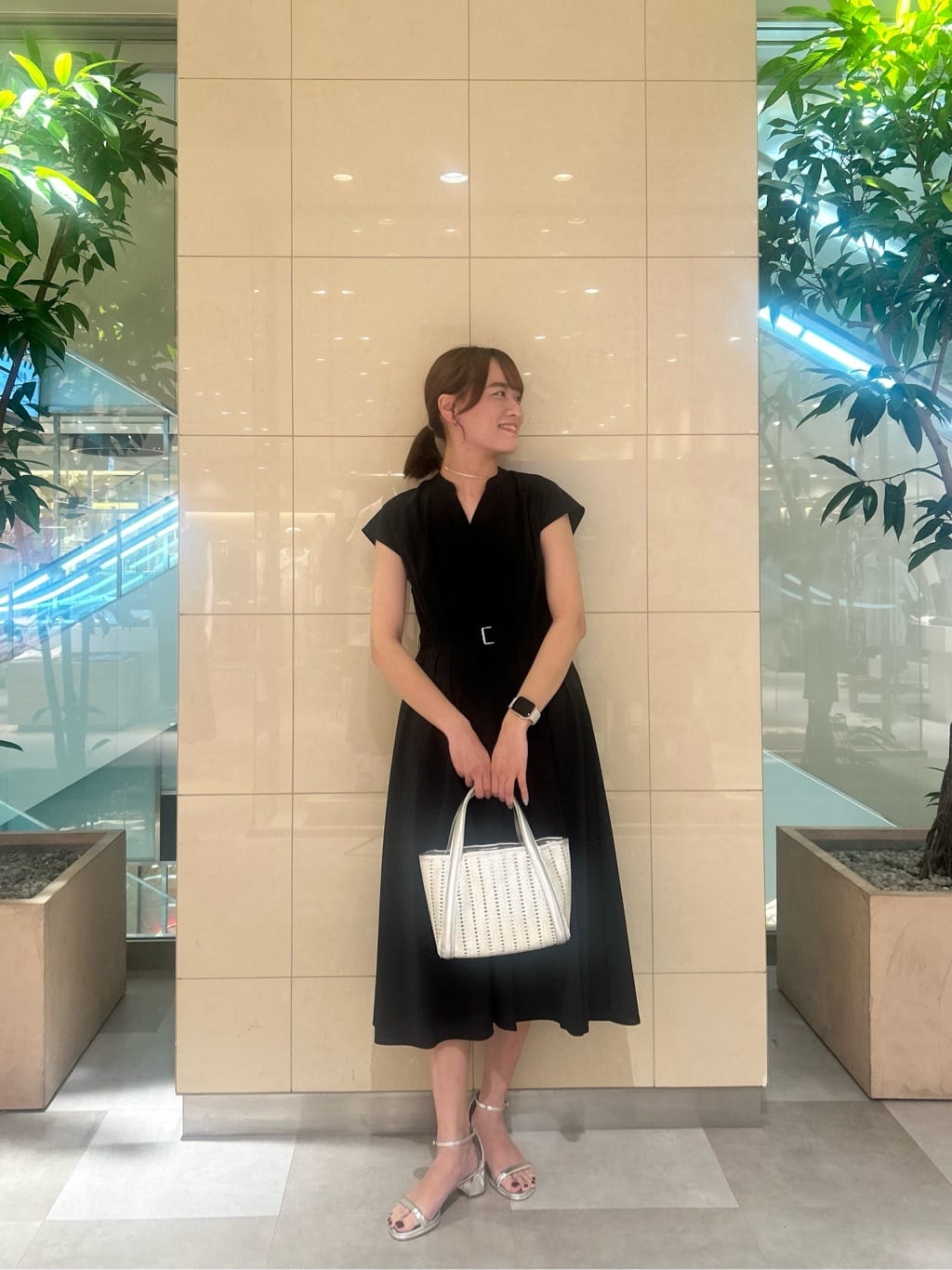 UNITED ARROWS LTD. OUTLET | ベルト フレアー ワンピース -マシン