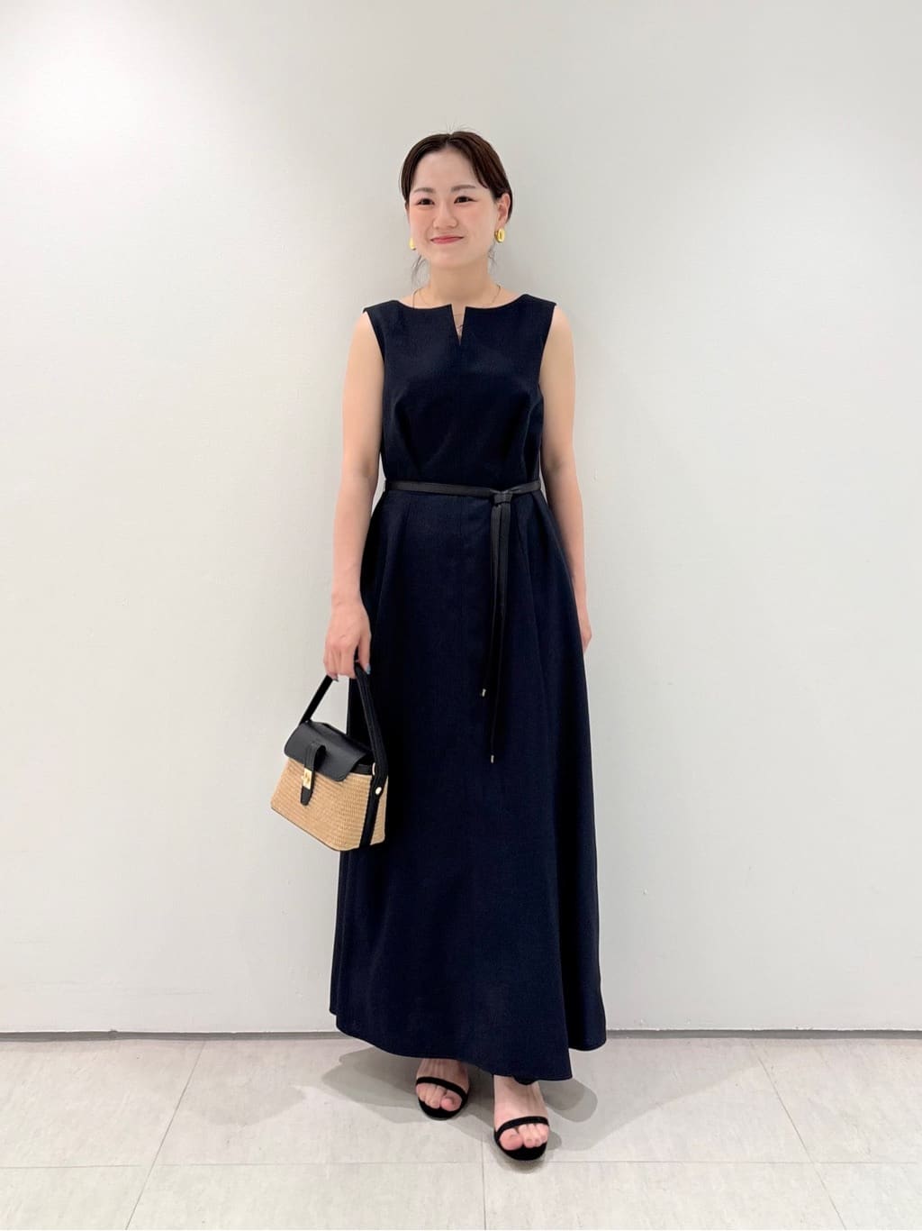 allureville | リネンライクオックスノースリワンピース | Rakuten