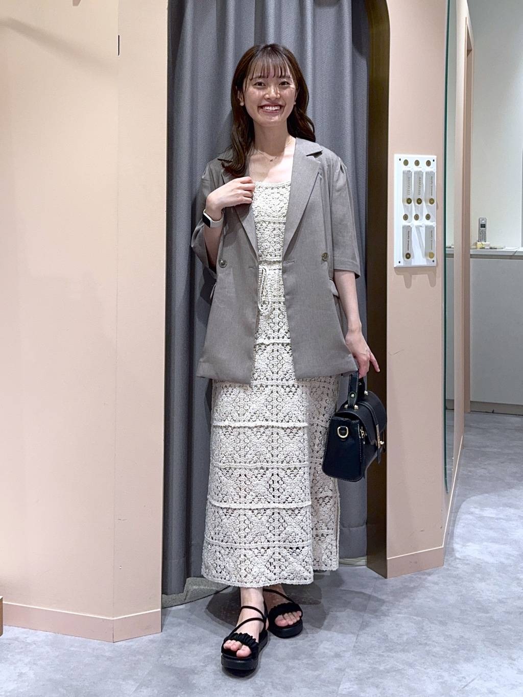 mysty woman | クロシェロングノースリーブワンピース | Rakuten