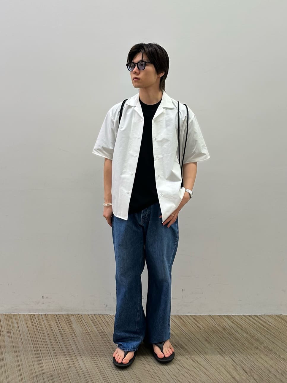 CGS. オープンカラー シャツ 吸水速乾 ユナイテッドアローズ CGS.＞ オープンカラー シャツ ―吸水速乾―