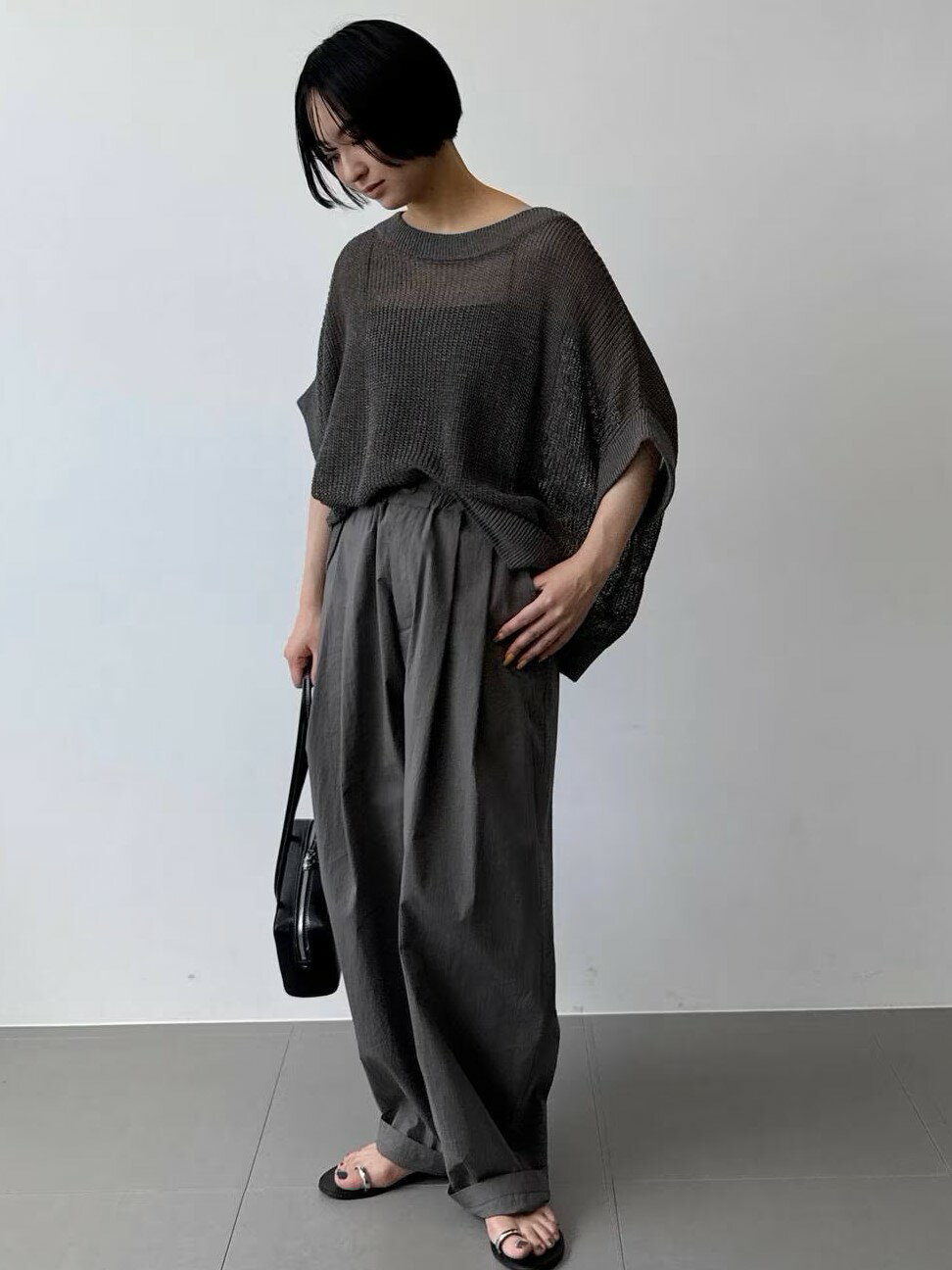 BABYLONE | コットンナイロンタックパンツ | Rakuten Fashion(楽天