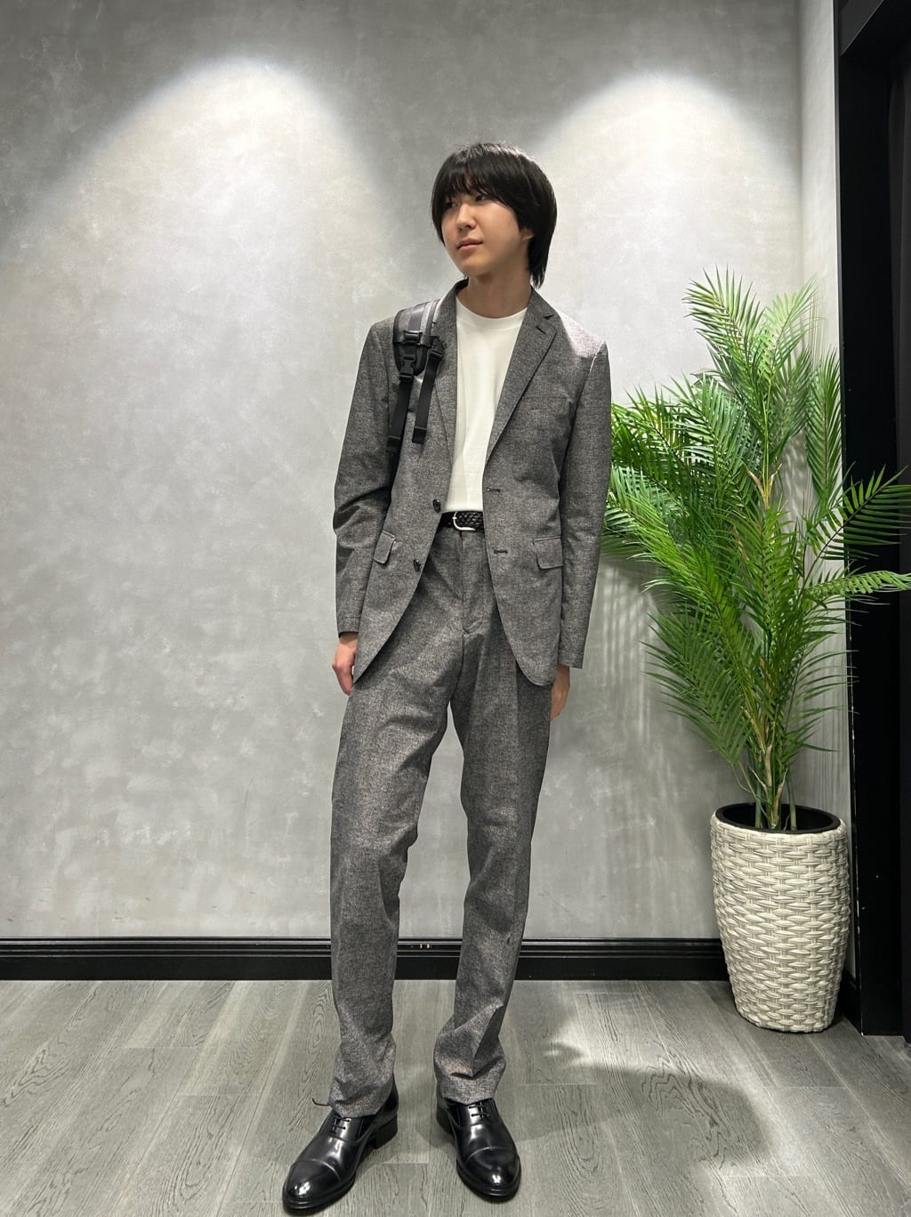 TAKEO KIKUCHIの【抗菌防臭】COOL DOTS(R)ドビープリント ジャケットを使ったコーディネートを紹介します。｜Rakuten Fashion(楽天ファッション／旧楽天ブランドアベニュー)5724093