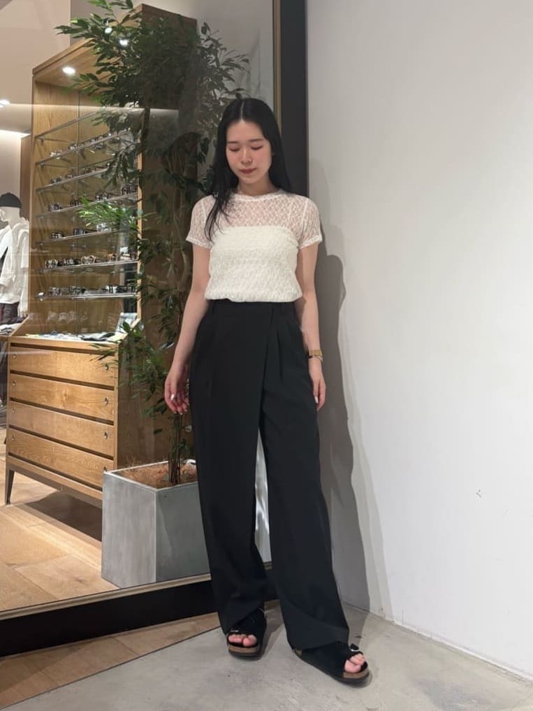 BEAUTY&YOUTH UNITED ARROWSのフラワーレース ショートスリーブ