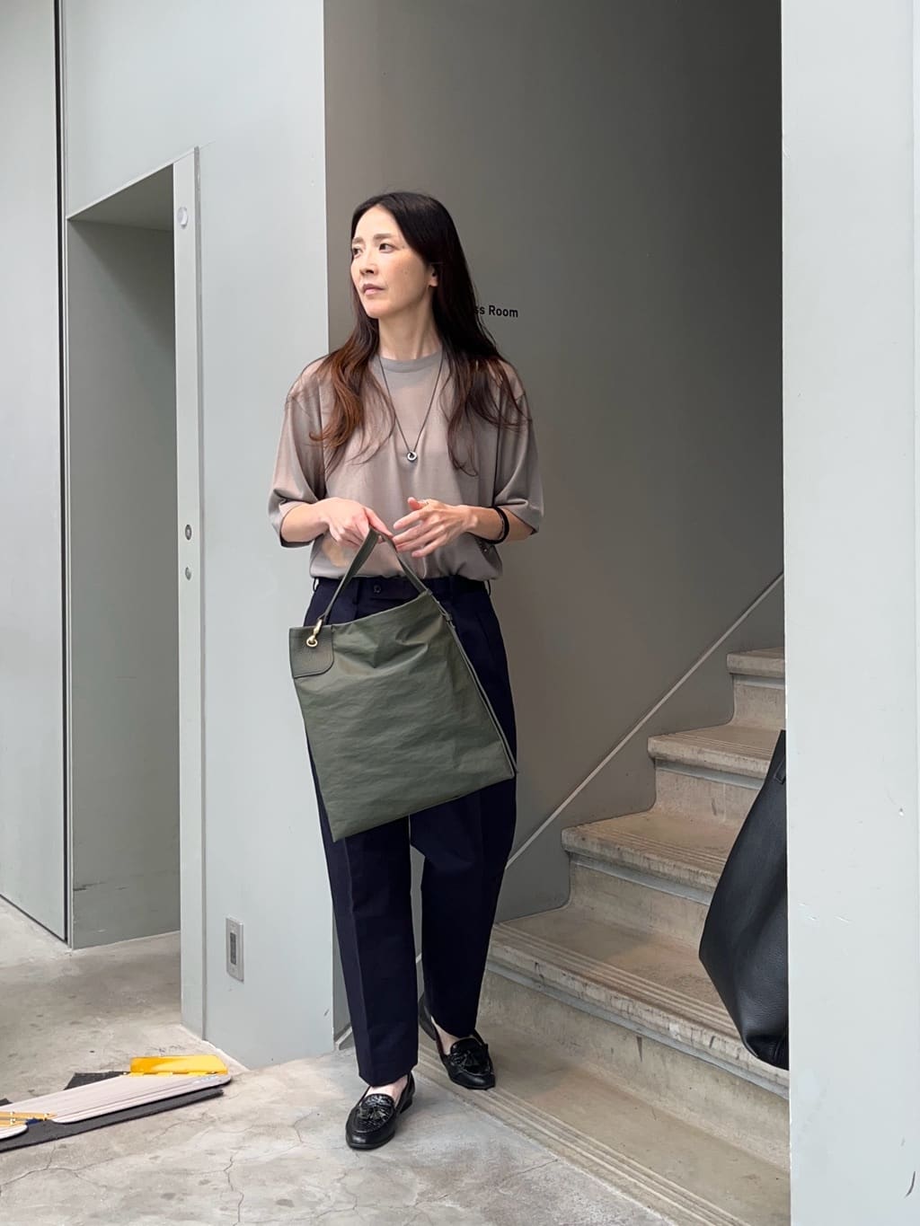 TAKEO KIKUCHIの【THE FLAGSHIP】メリノウール天竺Tシャツを使ったコーディネートを紹介します。｜Rakuten Fashion(楽天ファッション／旧楽天ブランドアベニュー)5727084