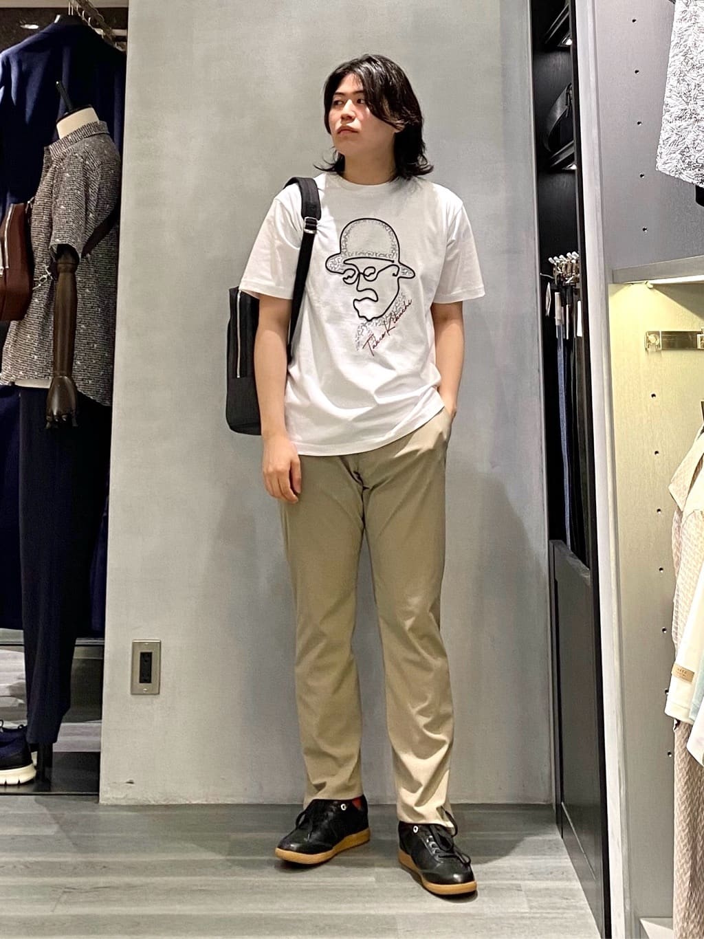 TAKEO KIKUCHIの【Sサイズ~】フェイスロープ刺繍 天竺Tシャツを使ったコーディネートを紹介します。｜Rakuten Fashion(楽天ファッション／旧楽天ブランドアベニュー)5728630