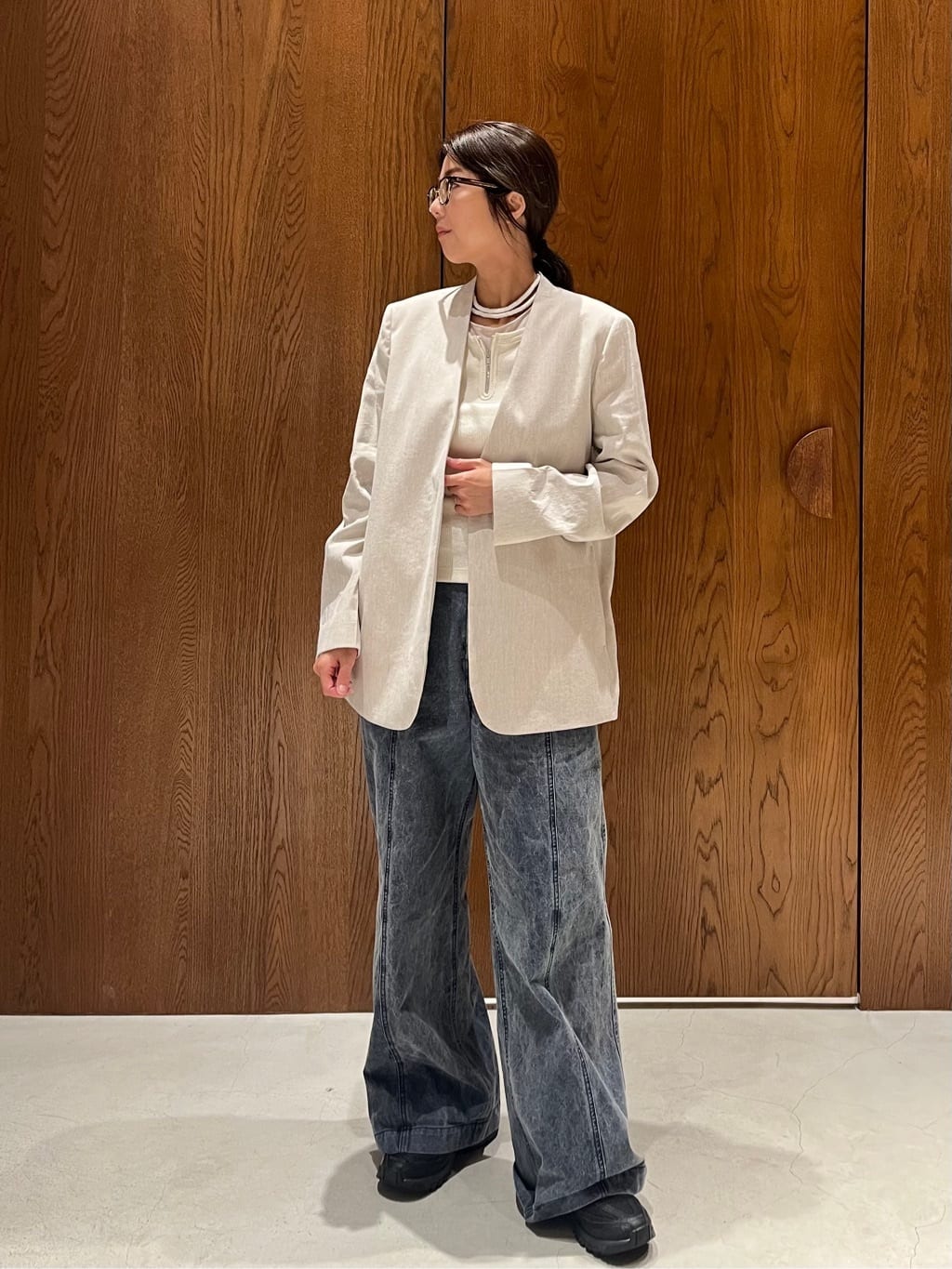 TOMORROWLAND | シルクネップ ジップタンクトップ | Rakuten Fashion