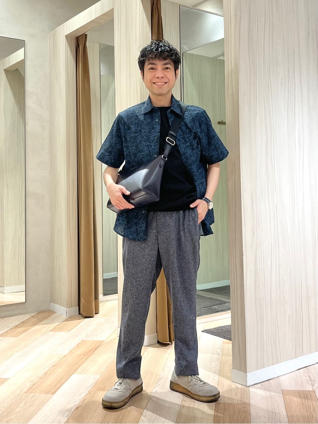 TAKEO KIKUCHIの【抗菌防臭/5サイズ展開】ハイゲージポンチ Tシャツを使ったコーディネートを紹介します。｜Rakuten Fashion(楽天ファッション／旧楽天ブランドアベニュー)5732064