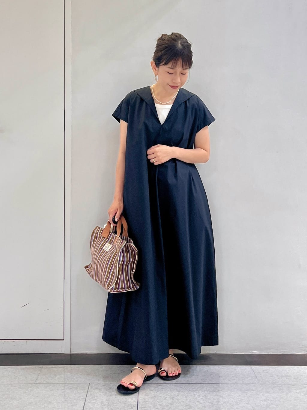 りんごさん専用HUMAN WOMAN半袖 ロングワンピース human woman