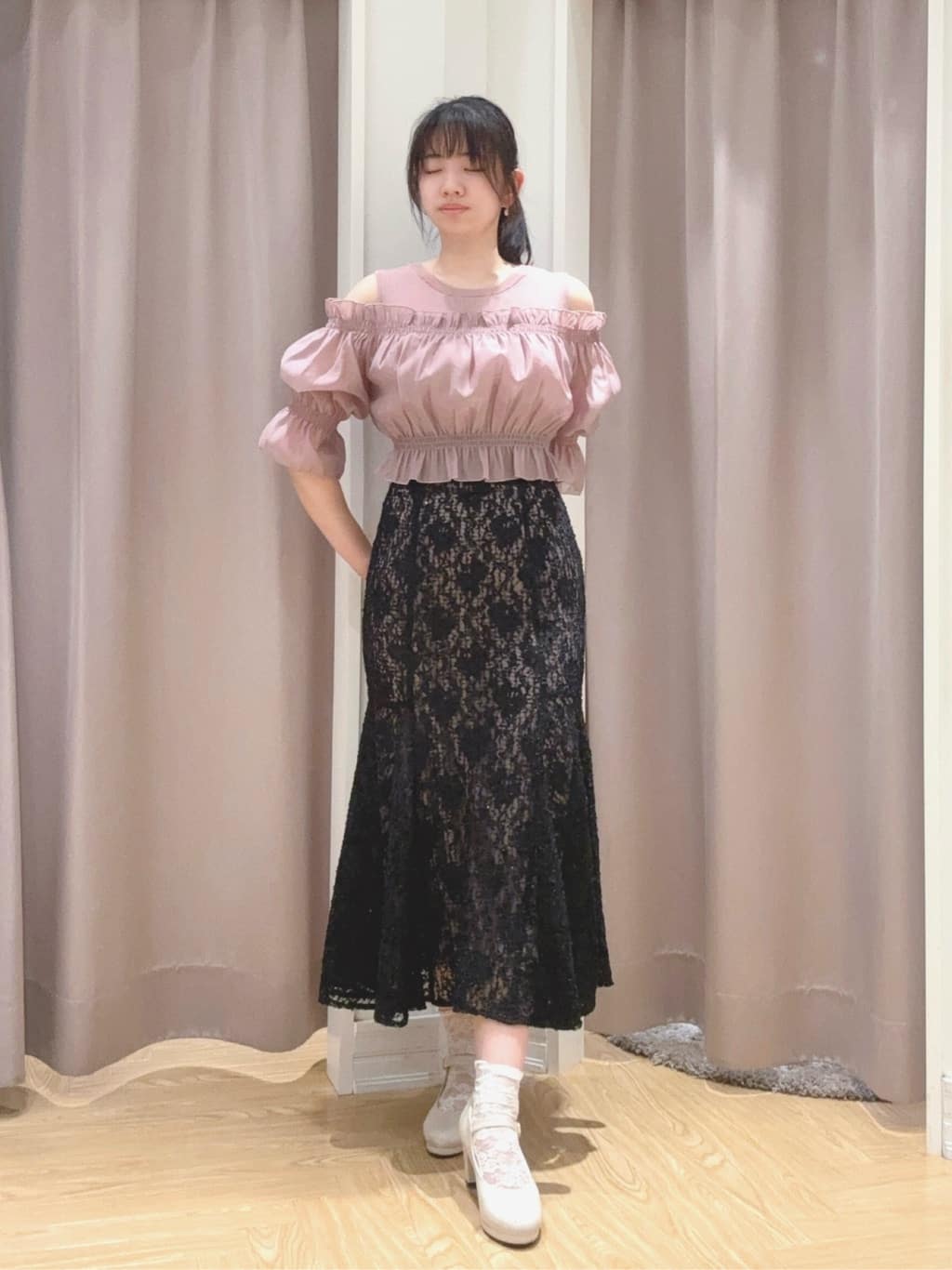 WILLSELECTION | スパンコールレースマーメイドスカート | Rakuten