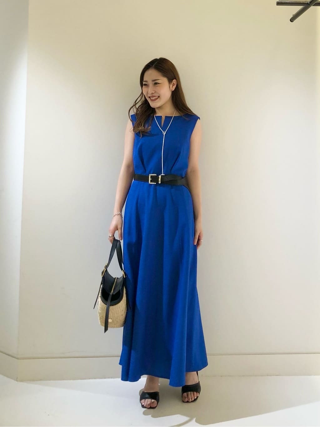 allureville | リネンライクオックスノースリワンピース | Rakuten