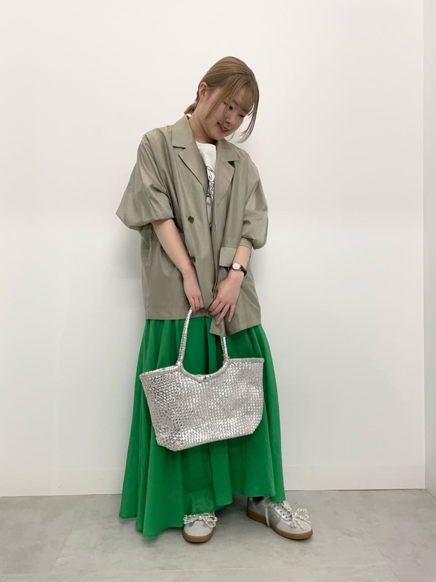 Vinの七分袖シアーシャツジャケットを使ったコーディネートを紹介します。｜Rakuten Fashion(楽天ファッション／旧楽天ブランドアベニュー)5765849